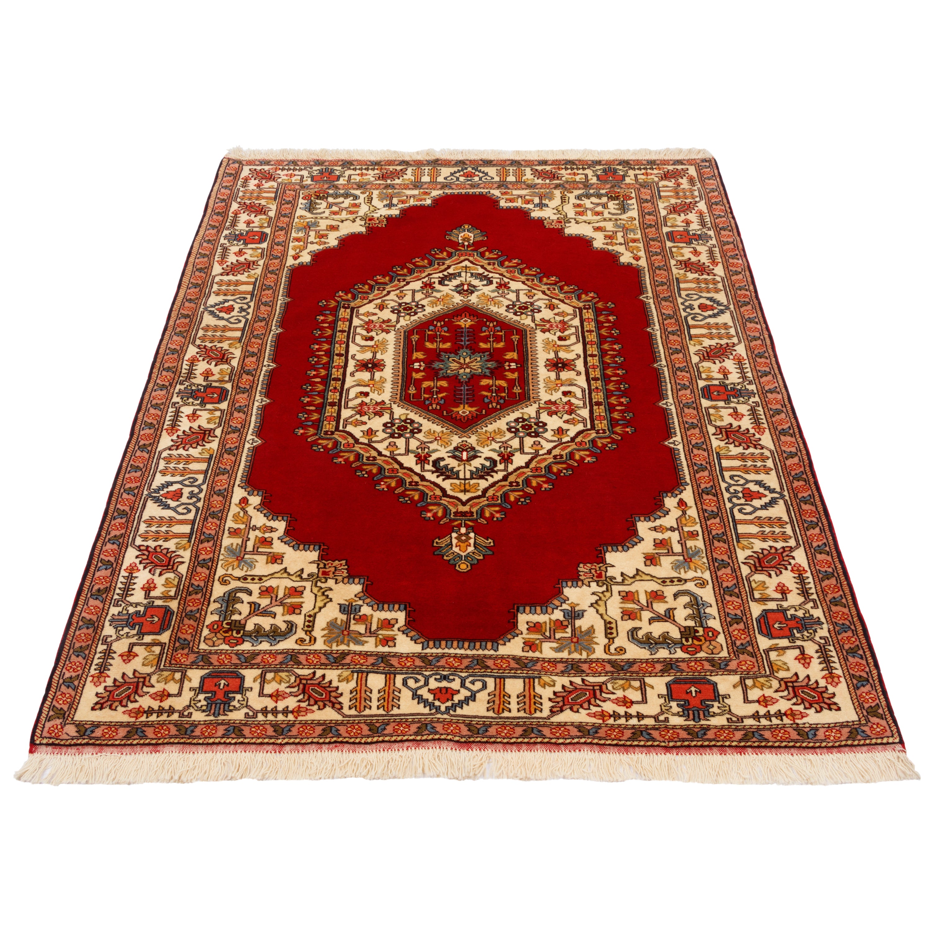 Sirjan Handmade Carpet — Kaf Sadeh | Full Wool | 140 × 190 cm | SKU 10200362