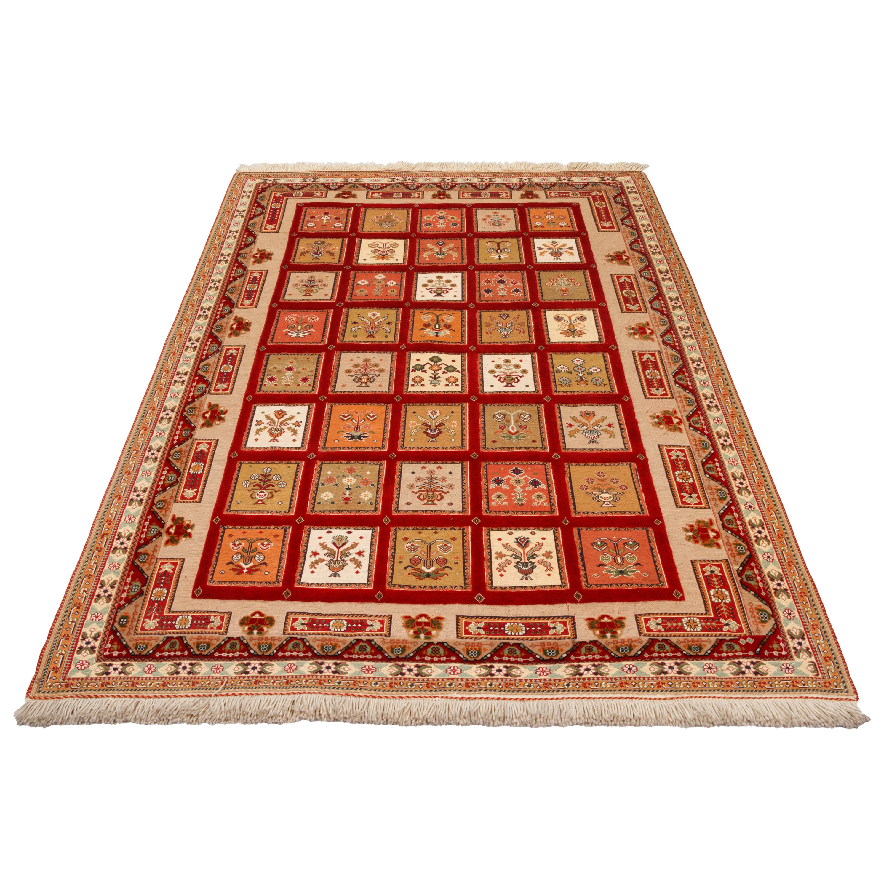 Sirjan Handmade Kilim Carpet — Kheshti | Full Wool | 157 × 225 cm | SKU 40300356