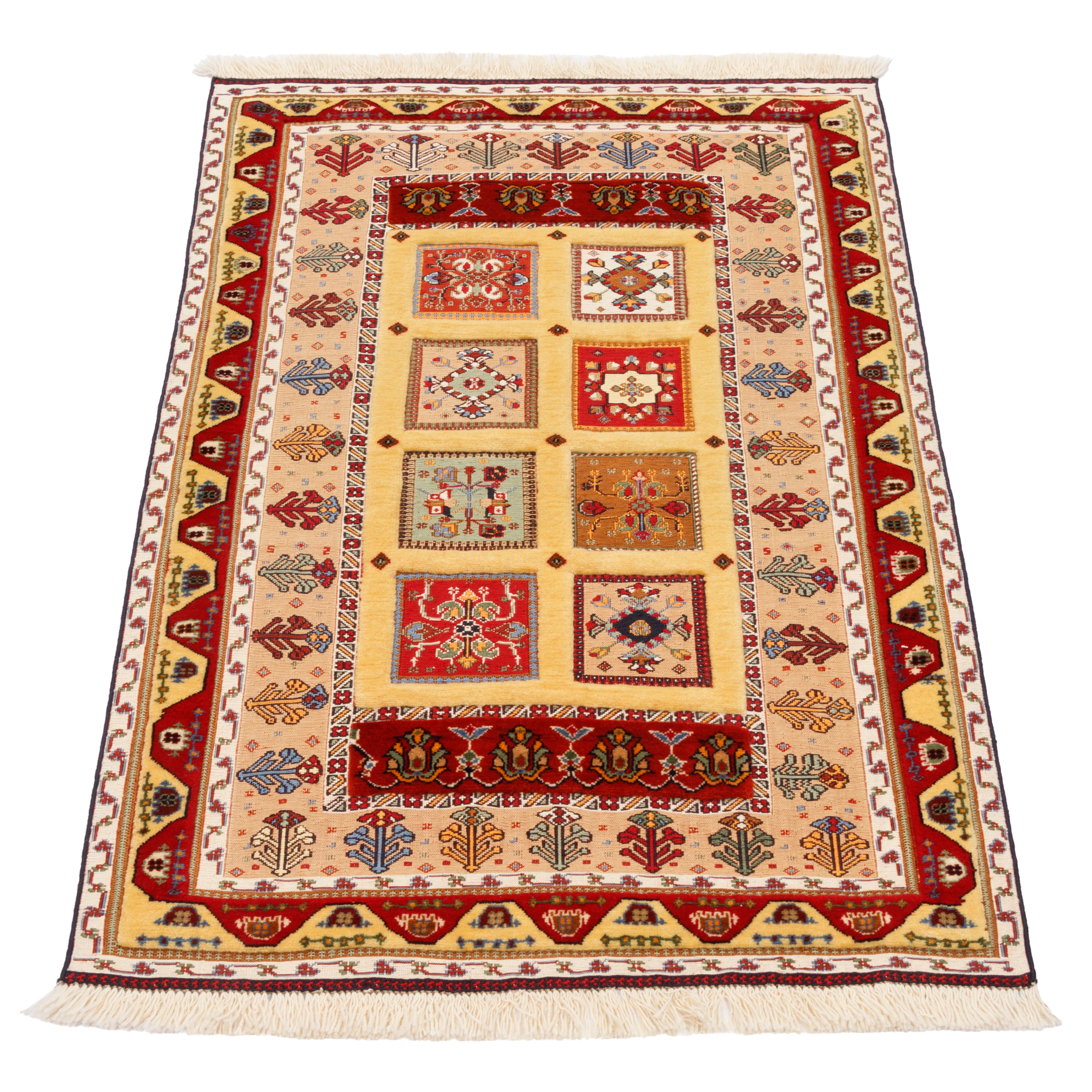 Sirjan Handmade Kilim Carpet — Kheshti | Full Wool | 80 × 120 cm | SKU 40000312