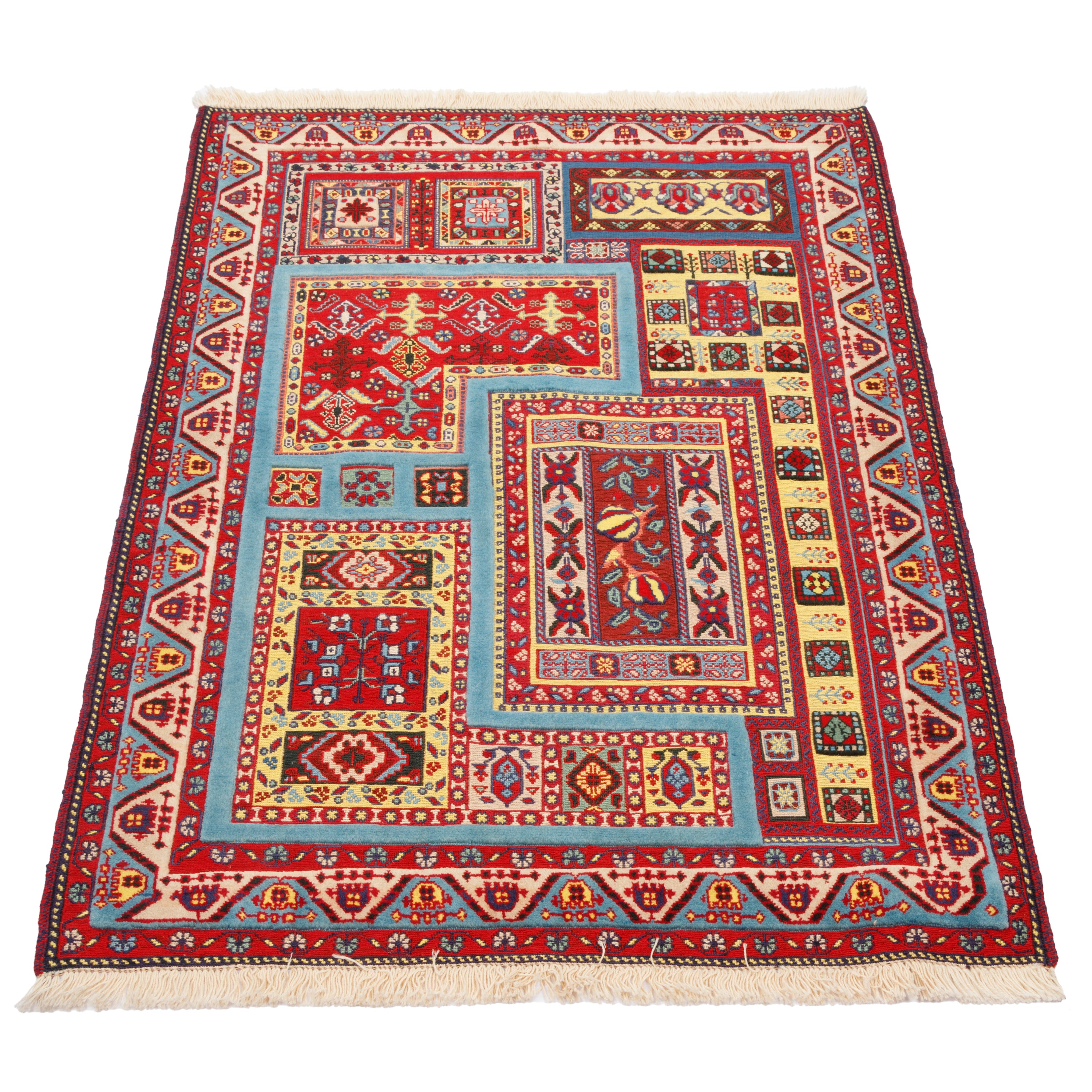 Sirjan Handmade Kilim Carpet — Sarasar | Full Wool | 100 × 145 cm | SKU 40100305