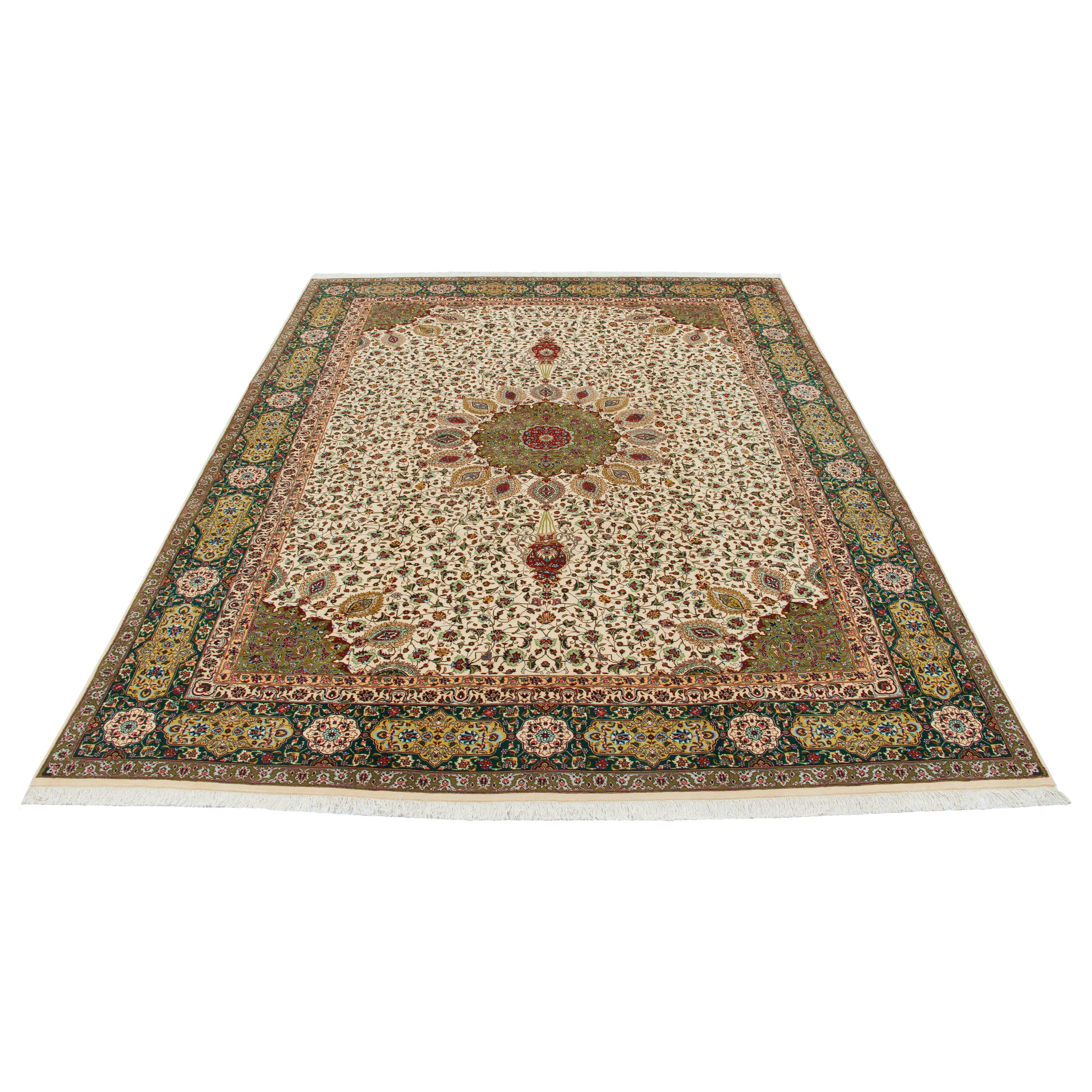 Tabriz Handmade Carpet — Lachak Toranj | Wool / Cotton Warp | 300 × 400 cm | SKU 11200789
