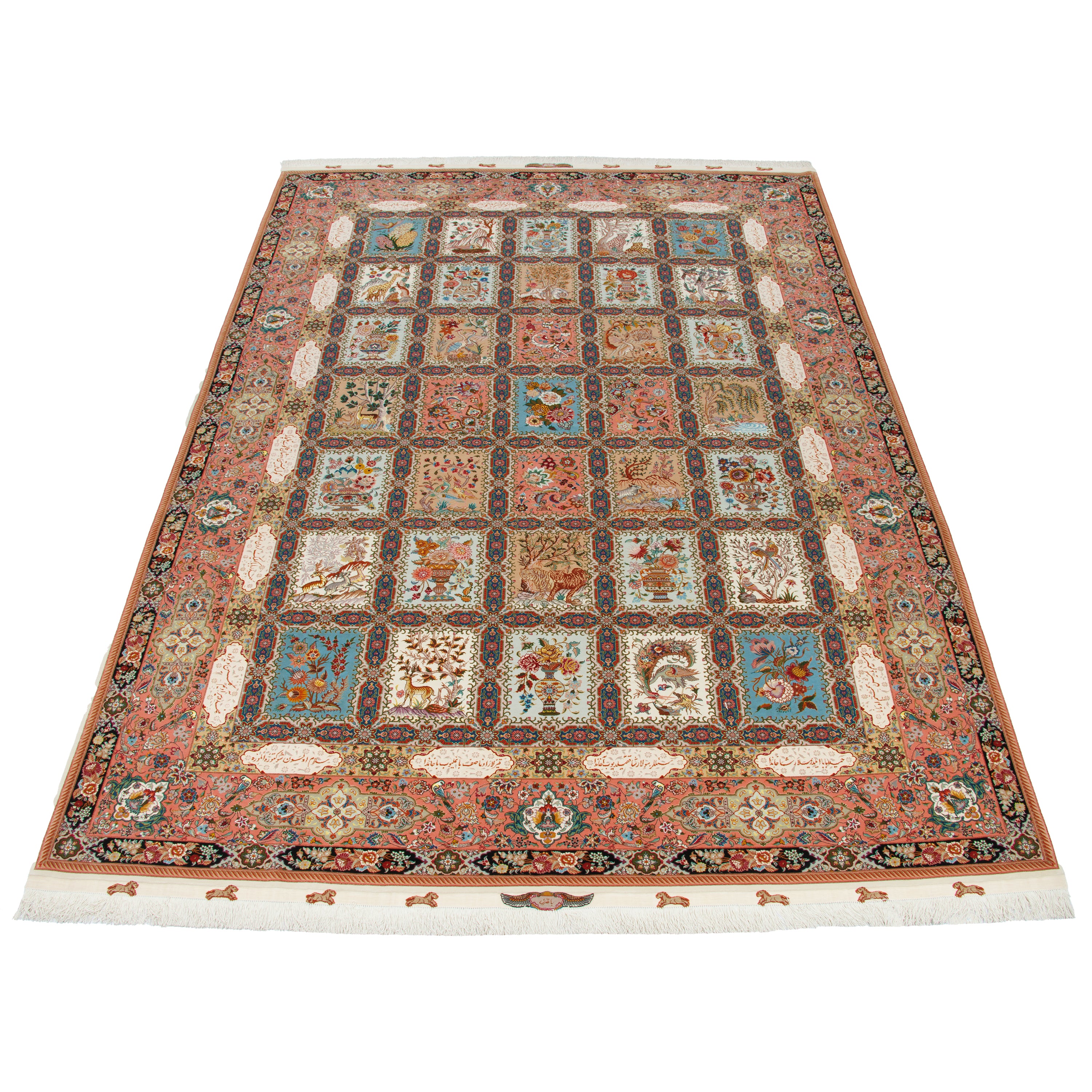Tabriz Handmade Carpet — Kheshti | Silk Pile / Silk Warp | 291 × 419 cm | SKU 11200665