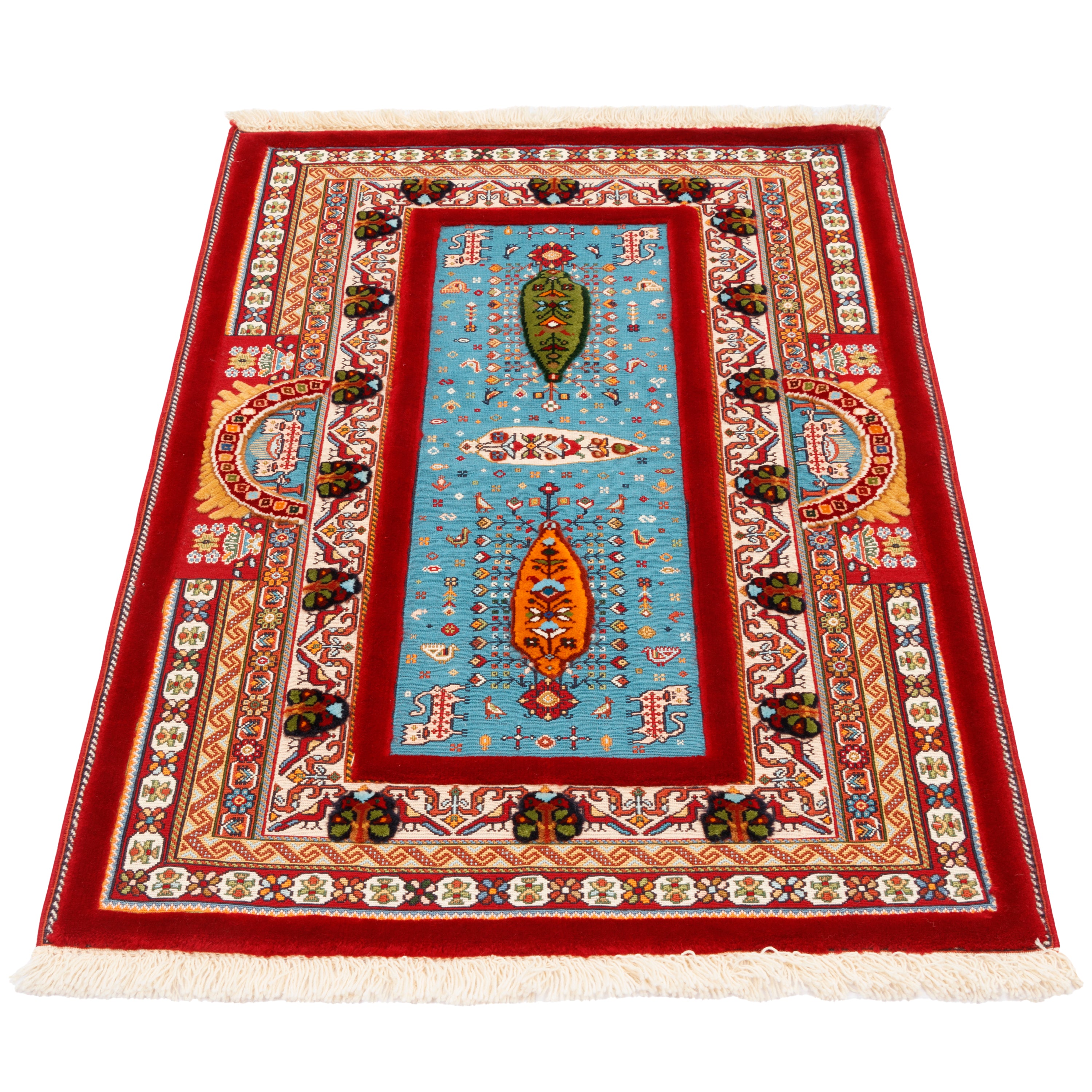 Sirjan Handmade Kilim Carpet — Sarasar | Full Wool | 85 × 125 cm | SKU 40100325