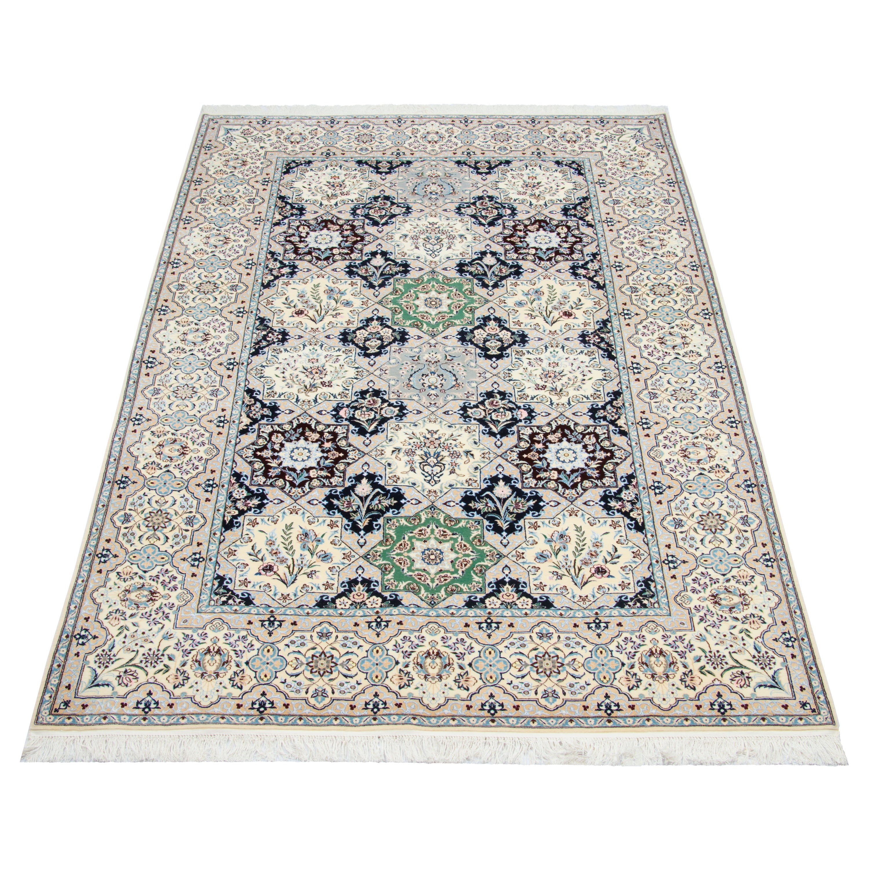 Nain Handmade Carpet — Bandi | Silk Pile / Cotton Warp | 165 × 257 cm | SKU 10400840