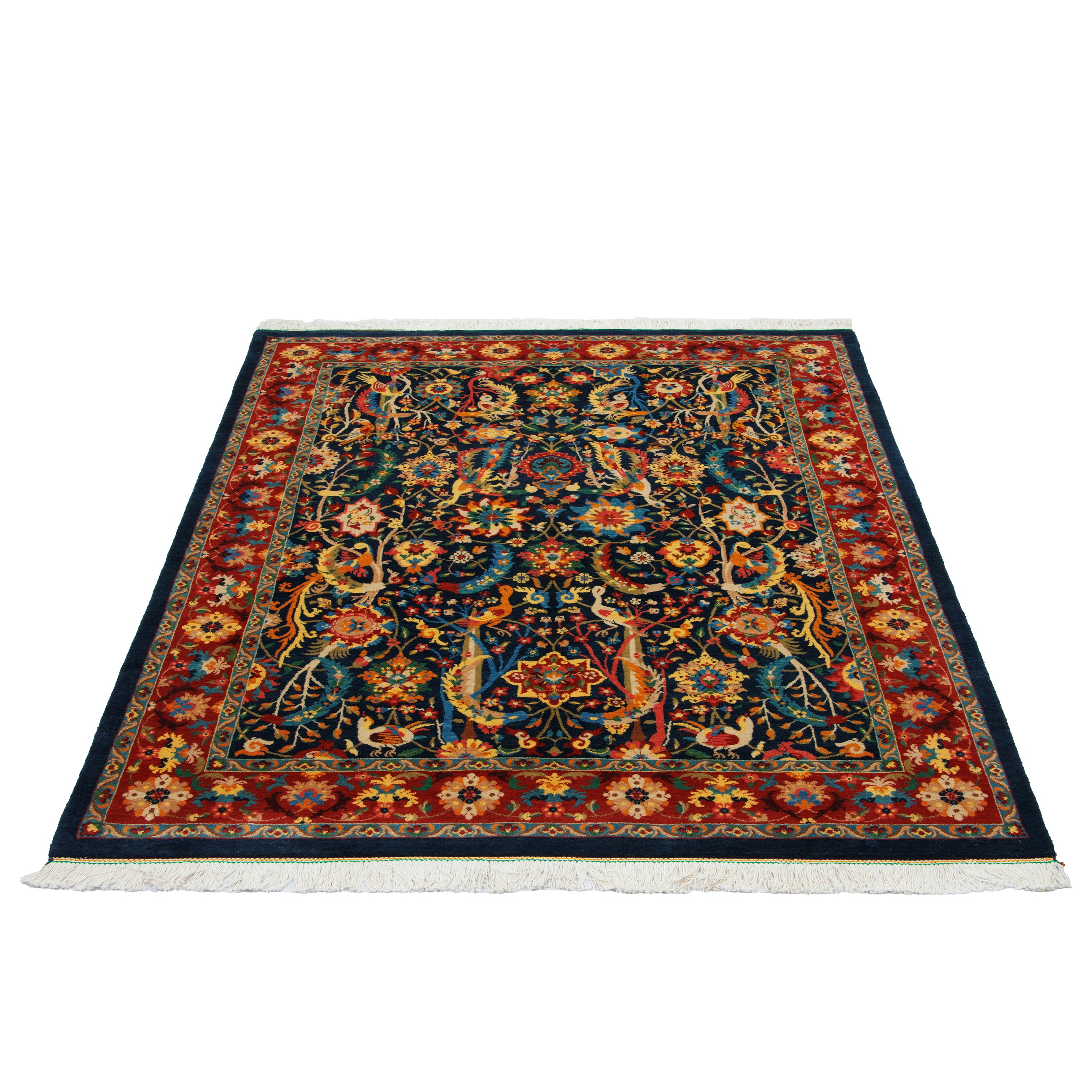 Varamin Handmade Carpet — Afshan | Wool / Cotton Warp | 170 × 220 cm | SKU 10300928