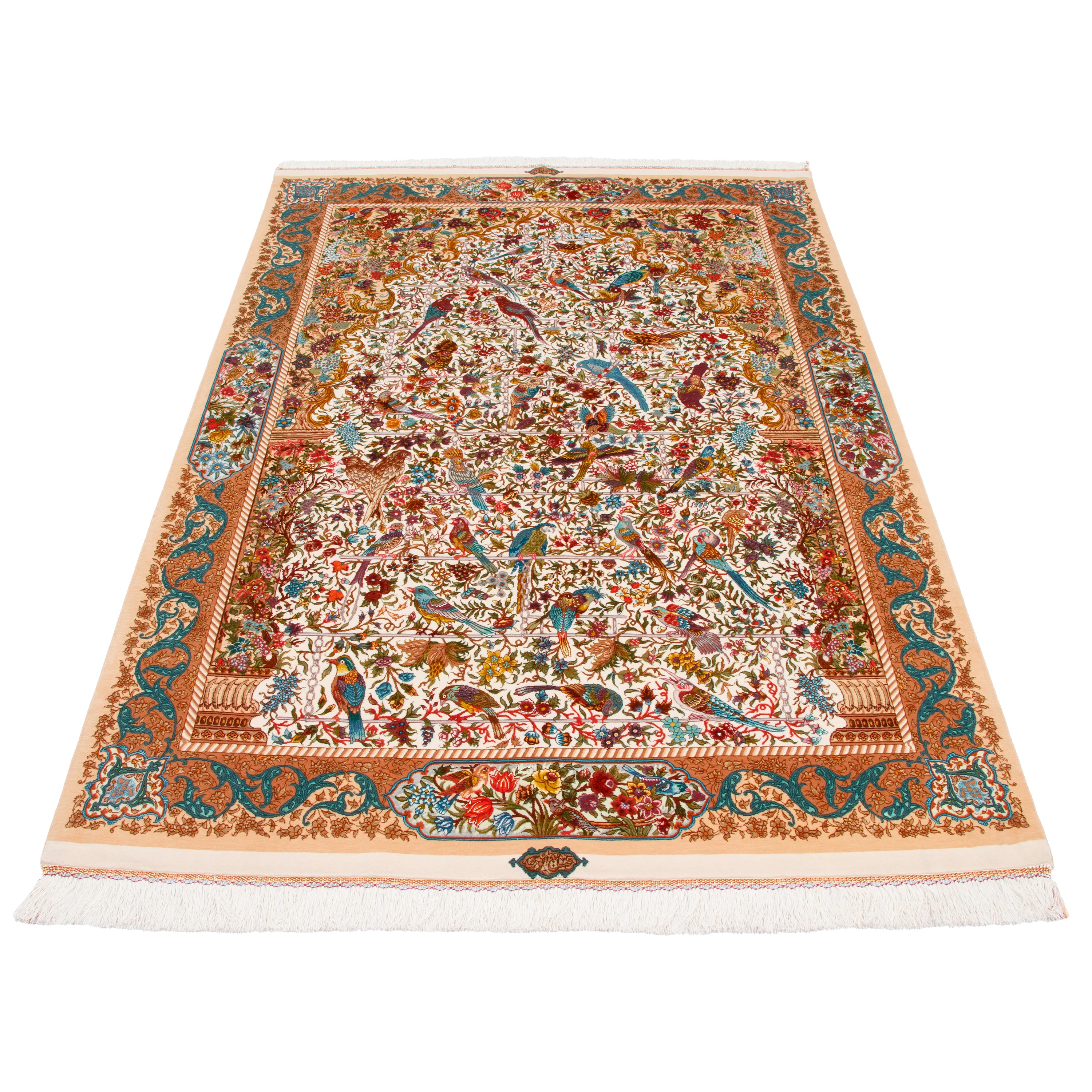 Tabriz Handmade Carpet — Sarasar | Silk Pile / Silk Warp | 150 × 220 cm | SKU 10300564