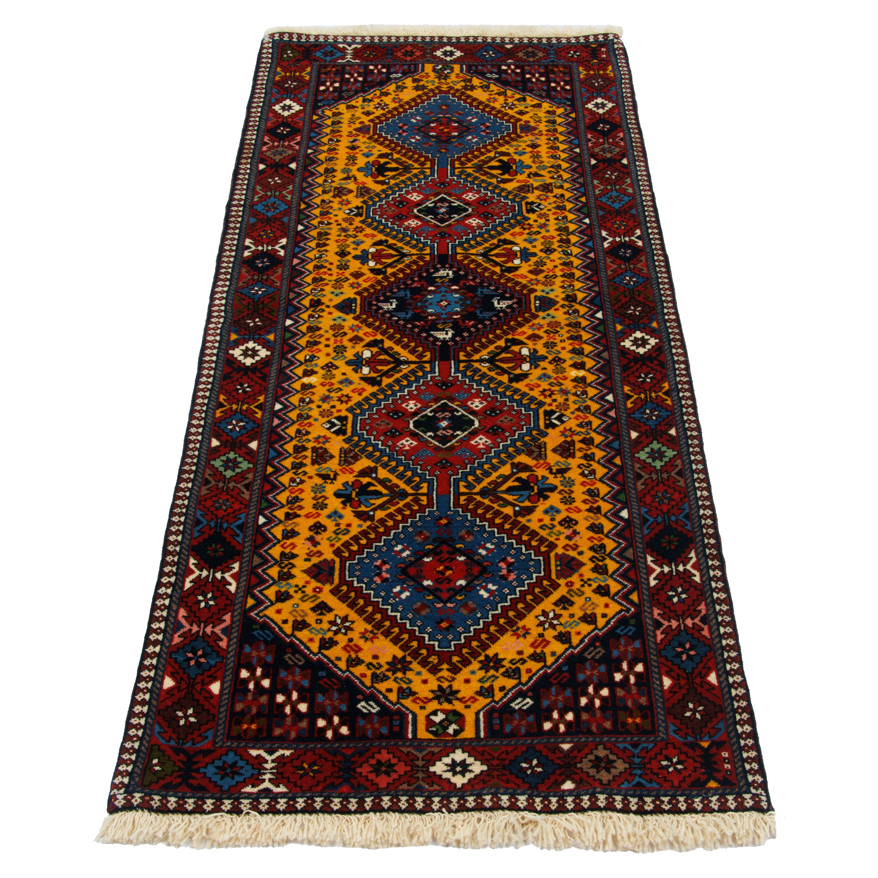 Shiraz Handmade Carpet — Kheshti | Full Wool | 80 × 200 cm | SKU 10101479