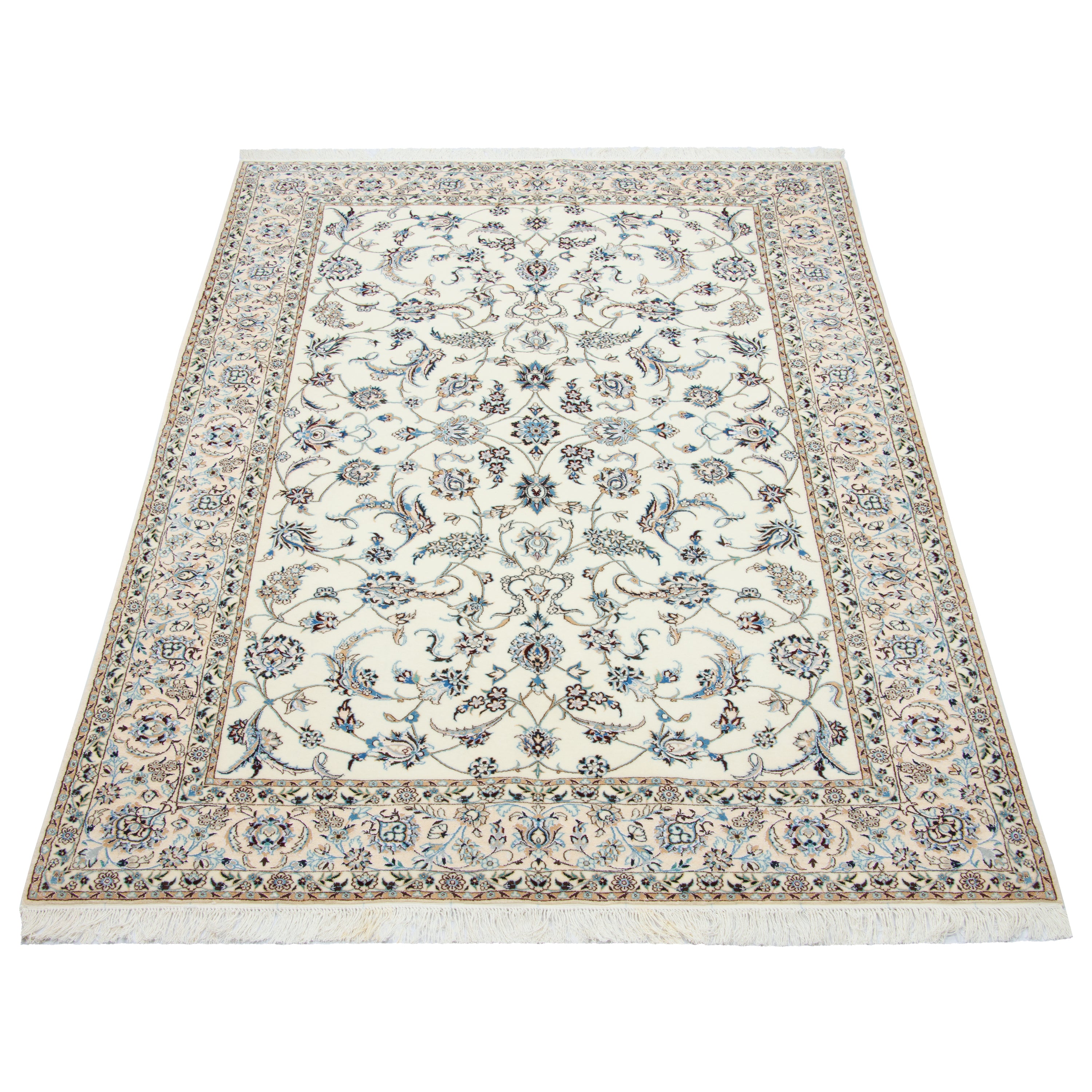 Nain Handmade Carpet — Sarasar | Silk Pile / Cotton Warp | 160 × 233 cm | SKU 10300857
