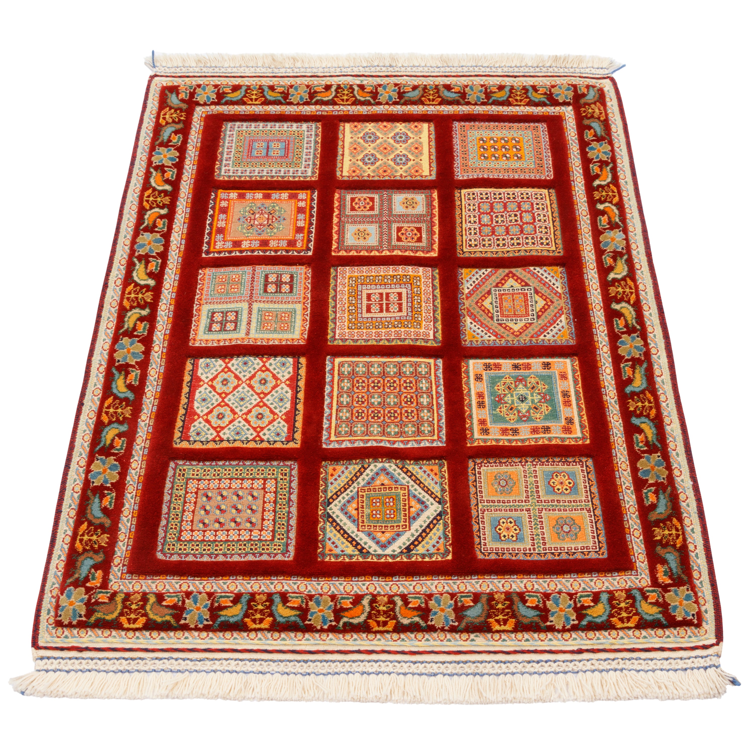 Sirjan Handmade Kilim Carpet — Kheshti | Full Wool | 87 × 127 cm | SKU 40100326