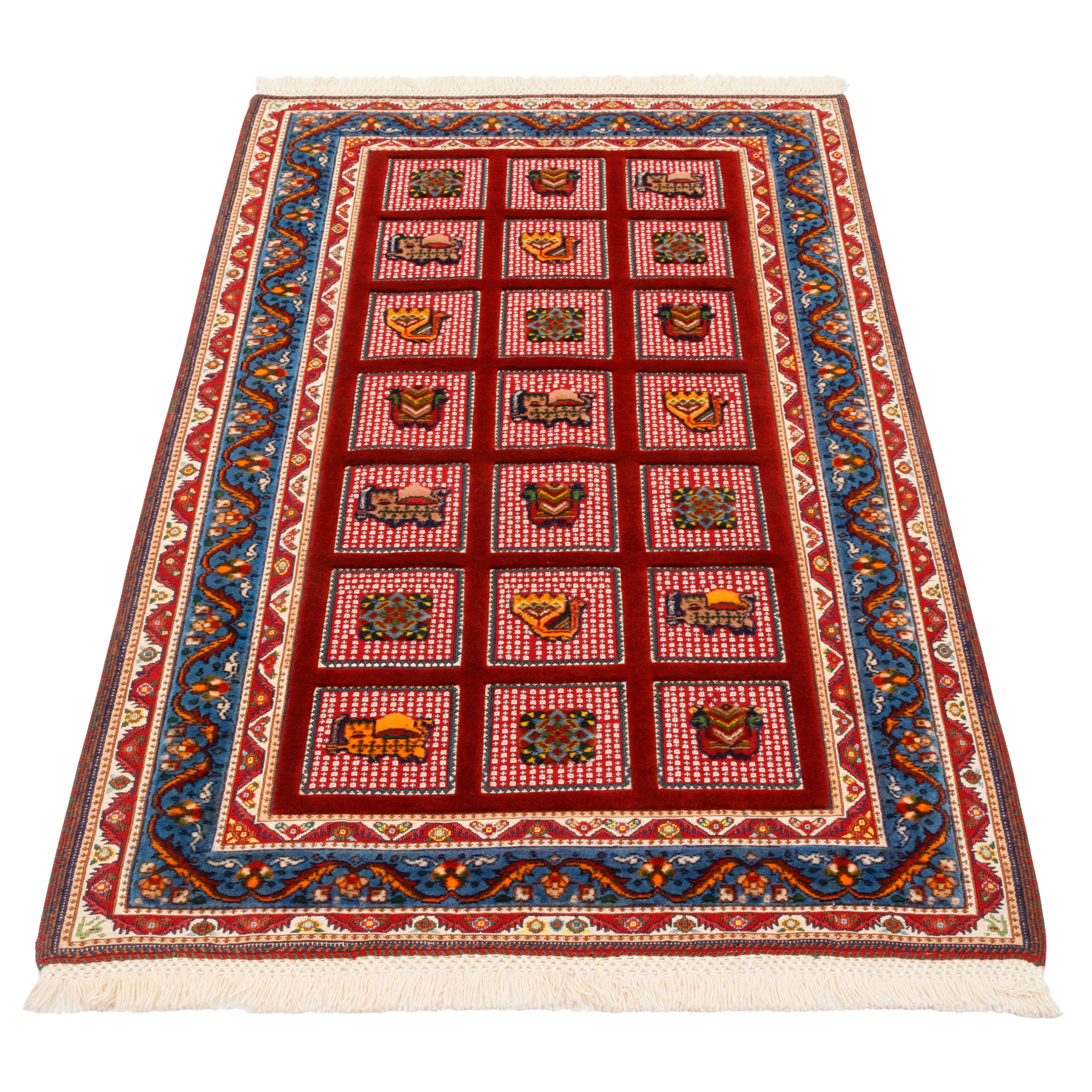 Sirjan Handmade Kilim Carpet — Kheshti | Full Wool | 100 × 165 cm | SKU 40100310