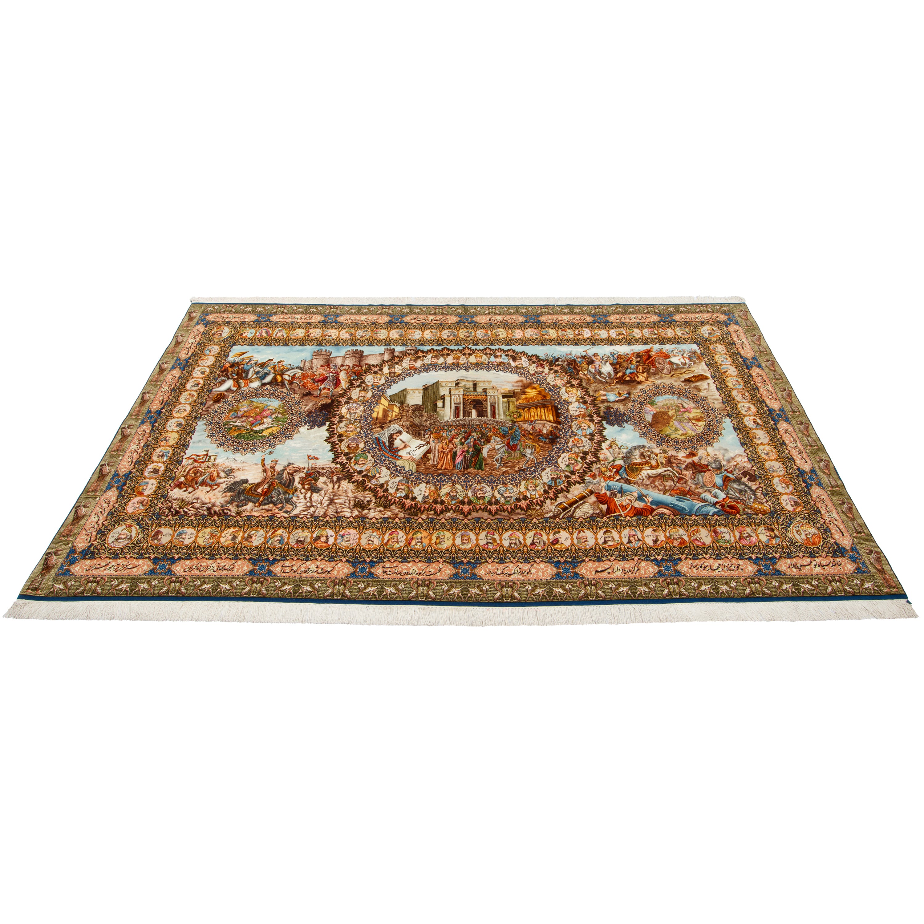 Tabriz Handmade Carpet — Sarasar | Silk Pile / Silk Warp | 336 × 200 cm | SKU 10600585