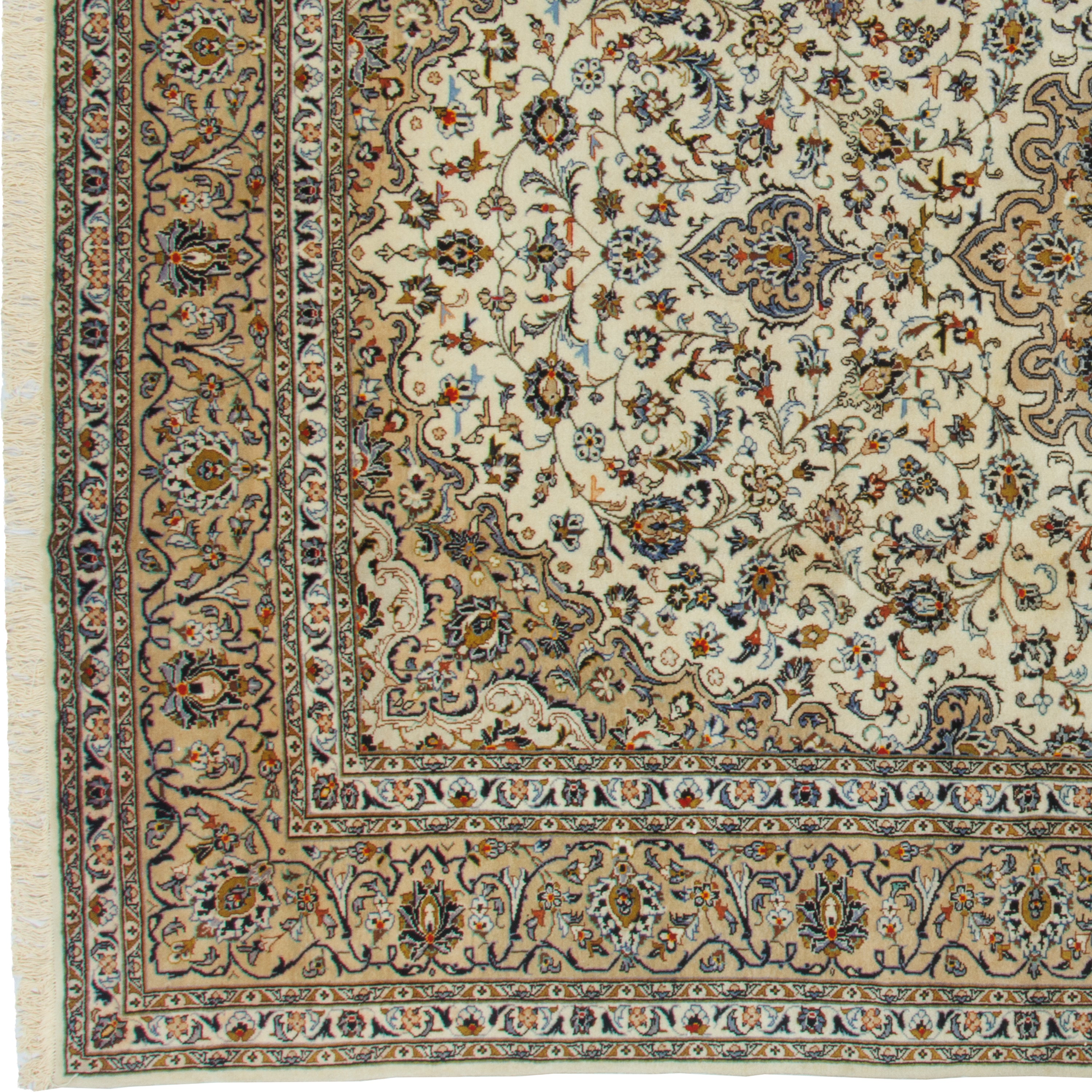 سجادة كاشان يدوية – لشك ترنج | صوف / قطن | 288 × 407 سم | رمز المنتج 11100790