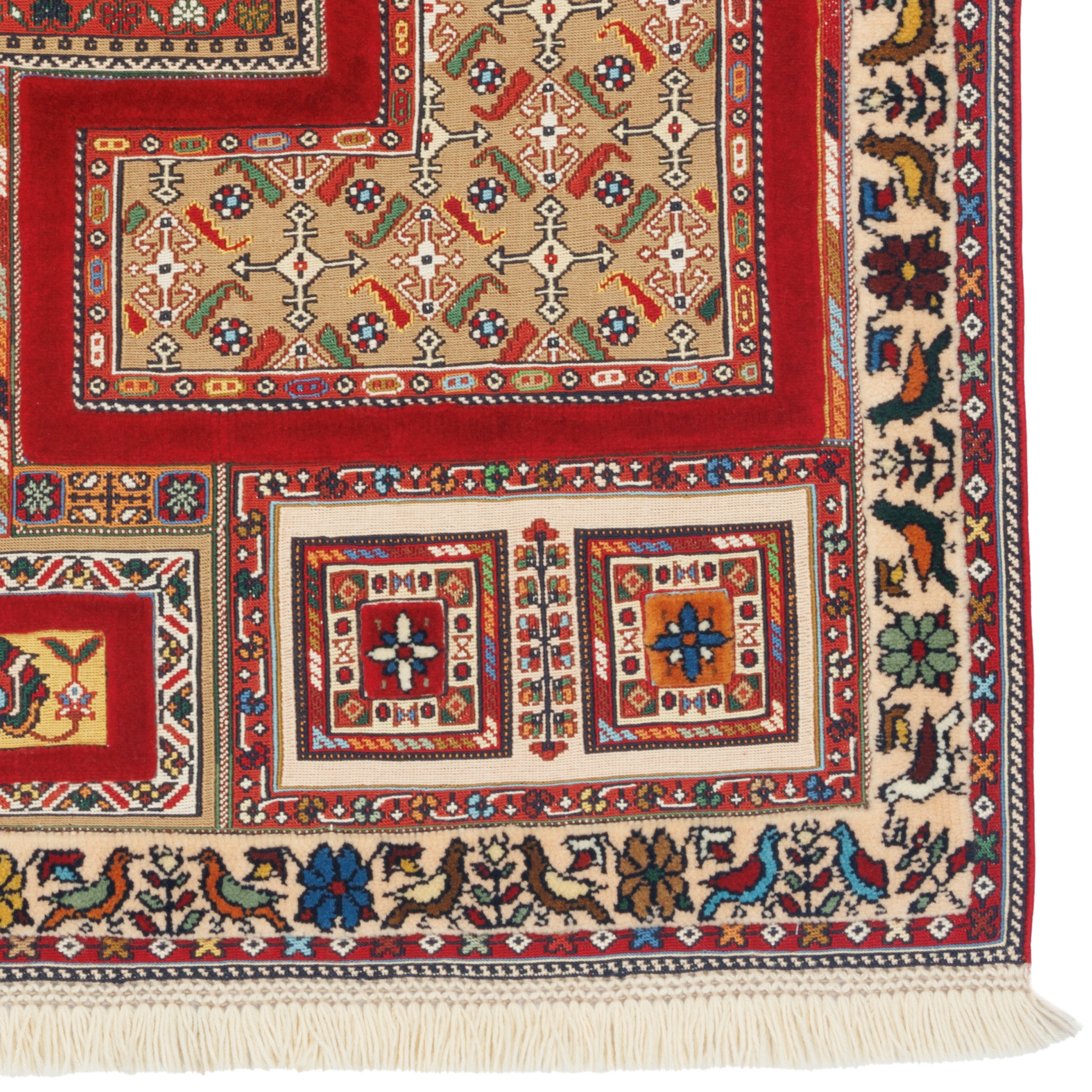 سجادة كيليم يدوية من سيرجان – ساراسار | صوف بالكامل | 85 × 120 سم | رمز المنتج 40100337