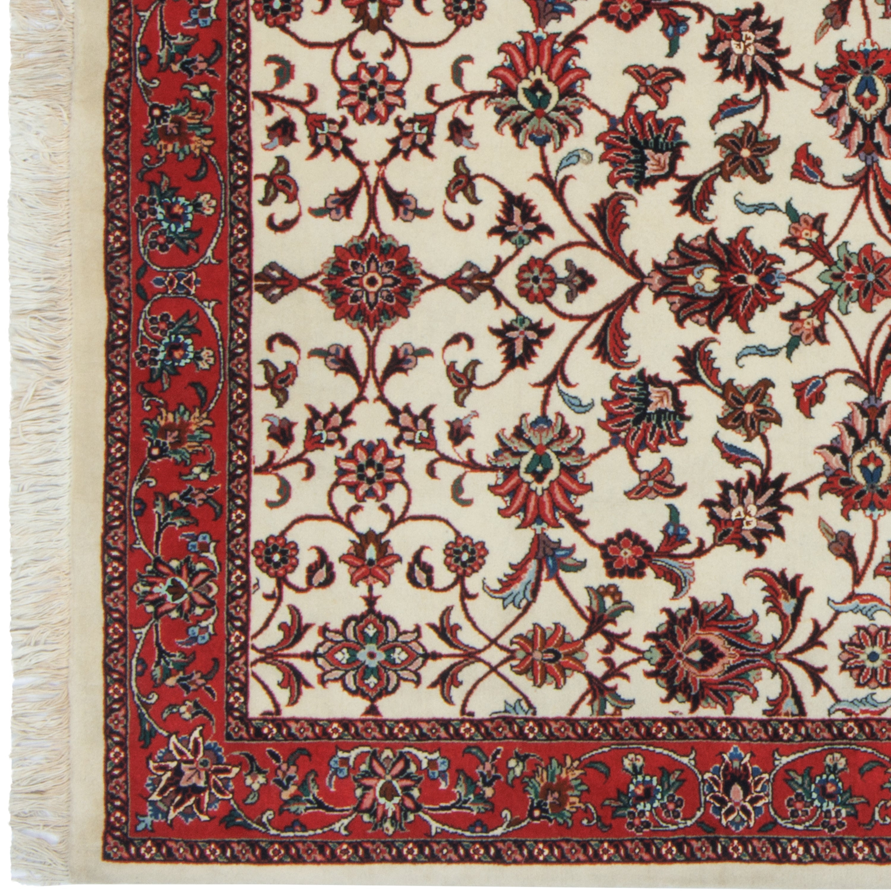 Qom Handmade Carpet — Afshan | Silk Pile / Cotton Warp | 112 × 182 cm | SKU 10200850