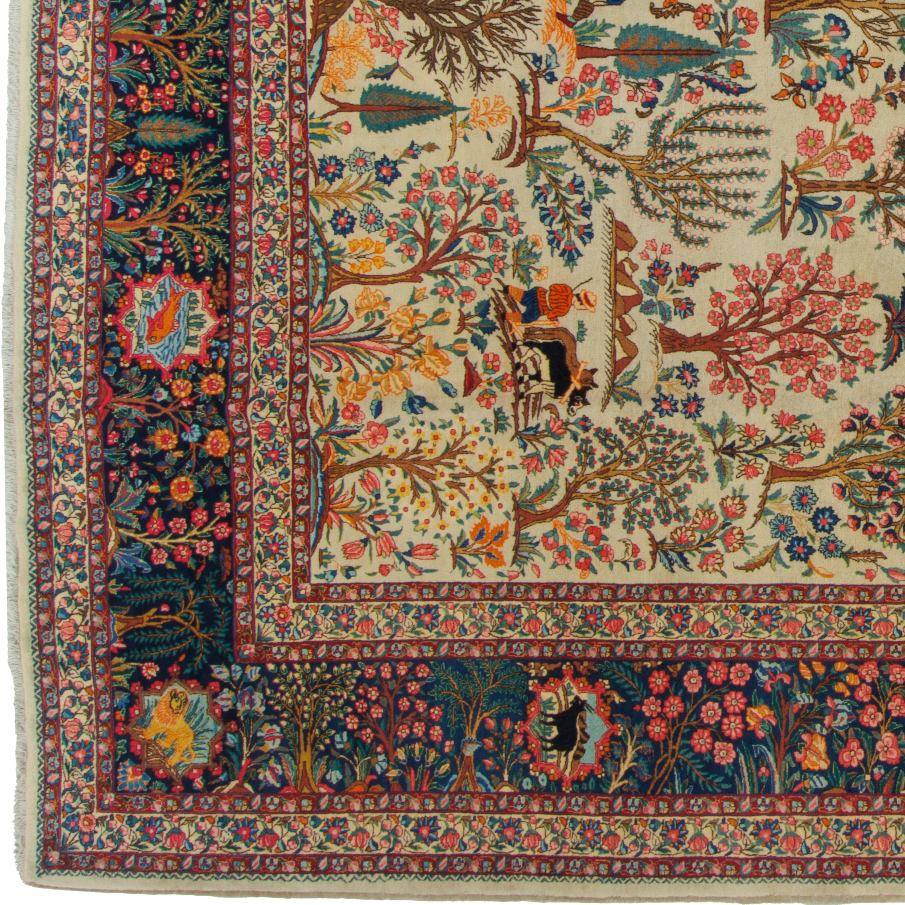 سجادة تبريز يدوية — ساراسار | صوف / سداة قطنية | 310 × 394 سم | رمز المنتج 11200687