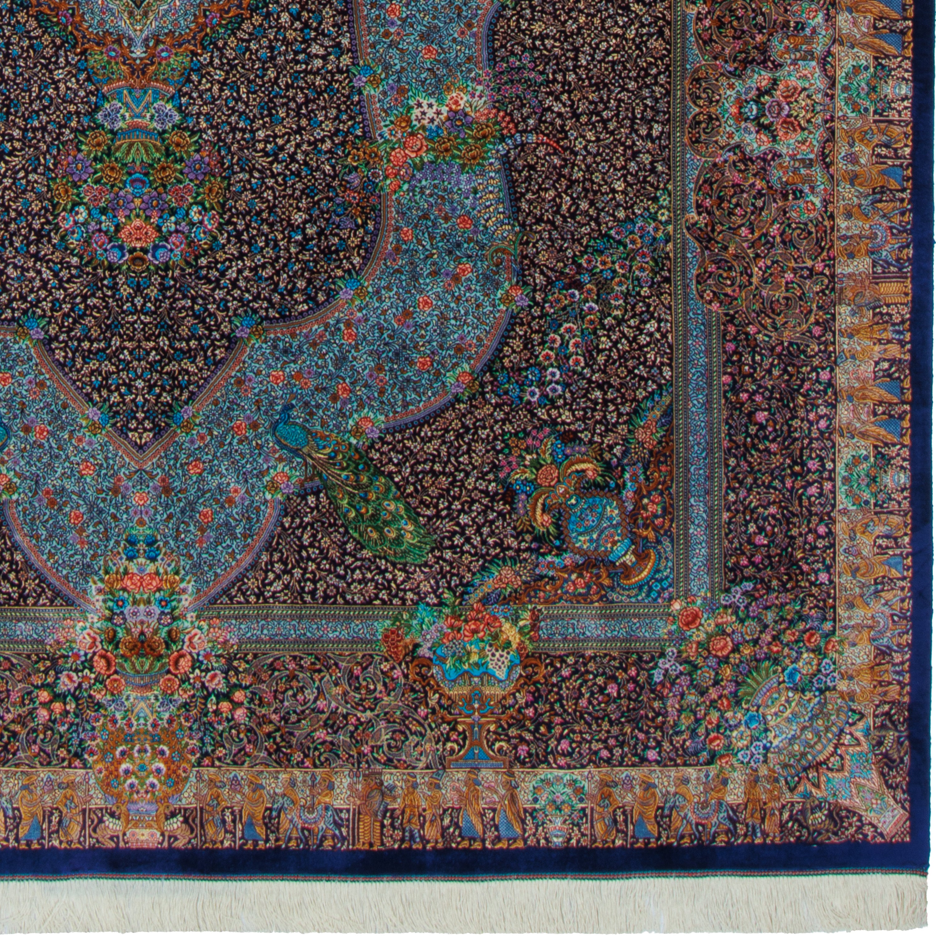 Qom Handmade Carpet — Lachak Toranj | Full Silk | 196 × 300 cm | SKU 10501059