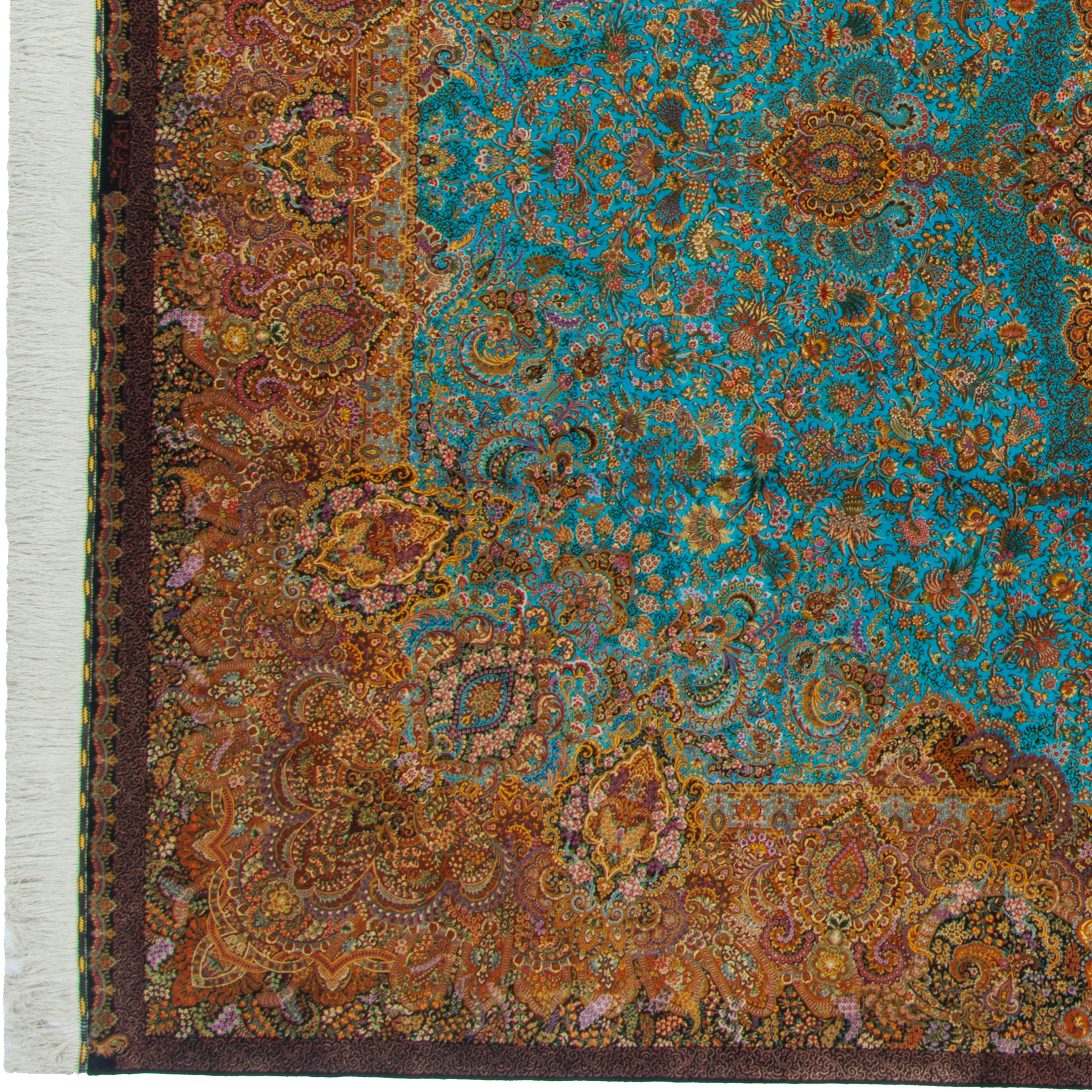 Qom Handmade Carpet — Lachak Toranj | Full Silk | 300 × 408 cm | SKU 11201452