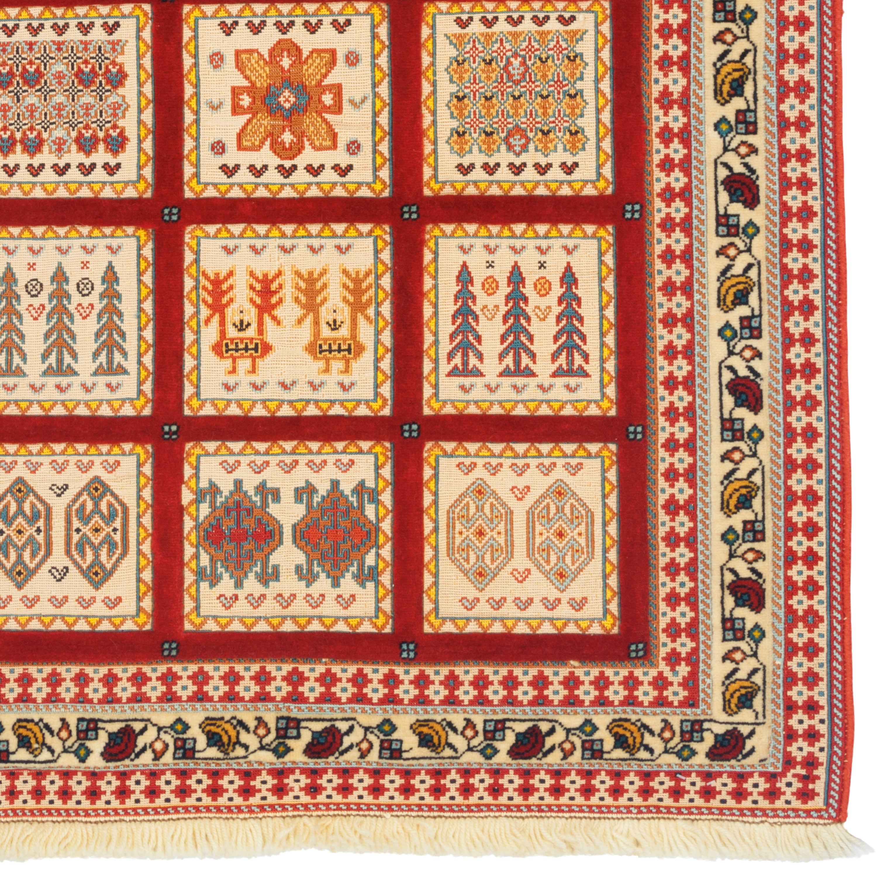 سجادة كيلين سيرجان المصنوعة يدويًا – خشتي | صوف بالكامل | 85 × 130 سم | SKU 40100307