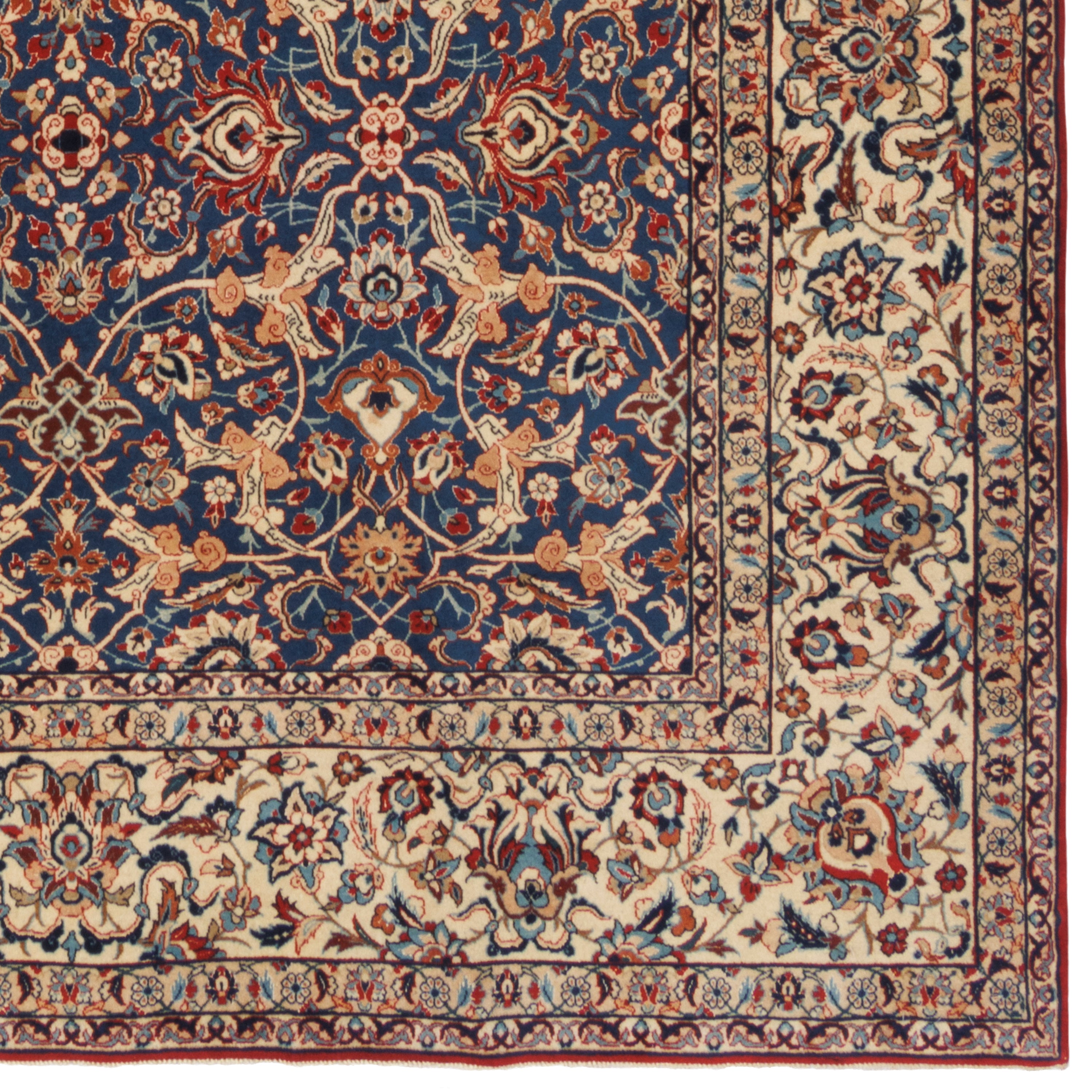 Isfahan Handmade Carpet — Afshan | Silk Pile / Cotton Warp | 145 × 220 cm | SKU 10300355