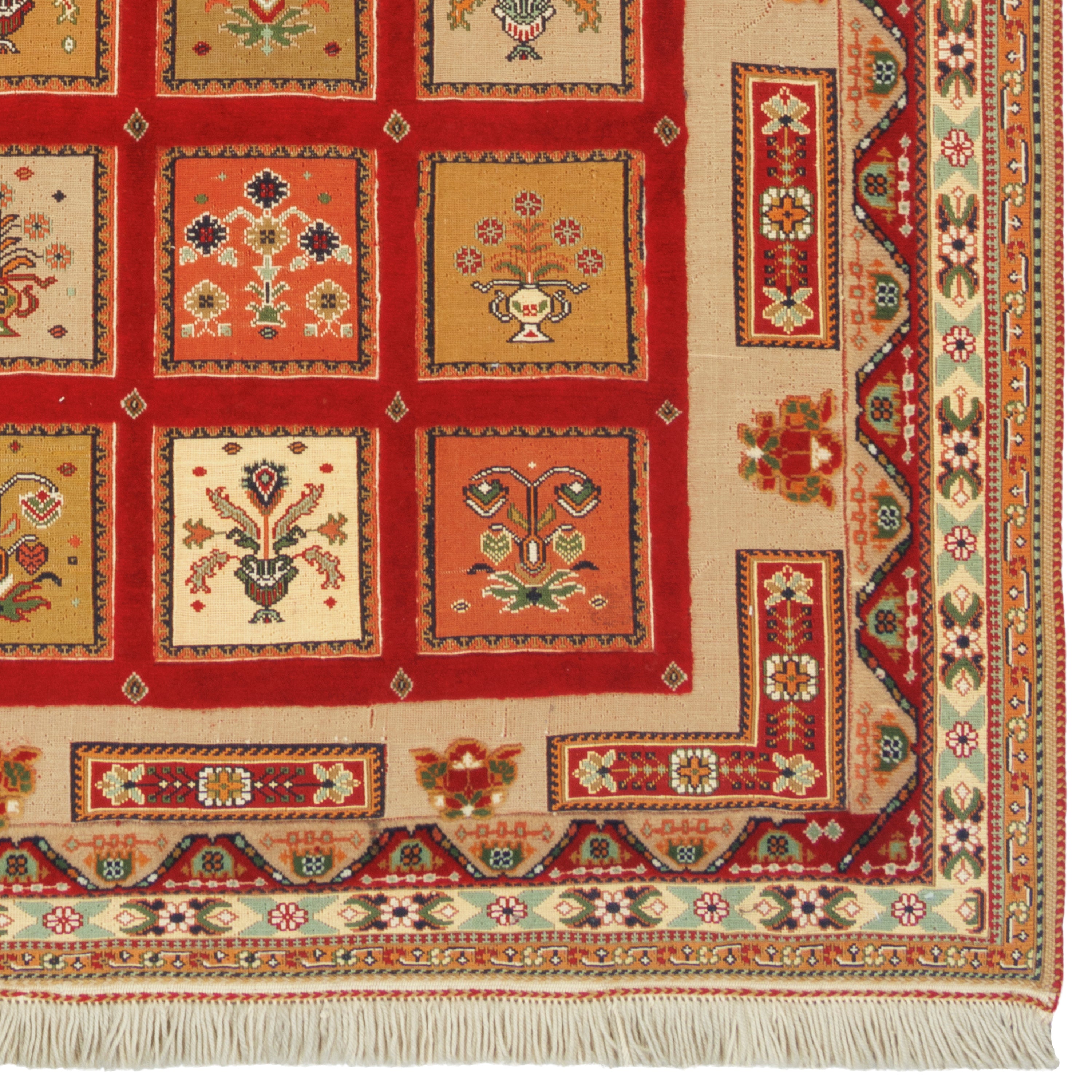 سجادة كيليم سيرجان اليدوية - خشتي | صوف بالكامل | 157 × 225 سم | SKU 40300356
