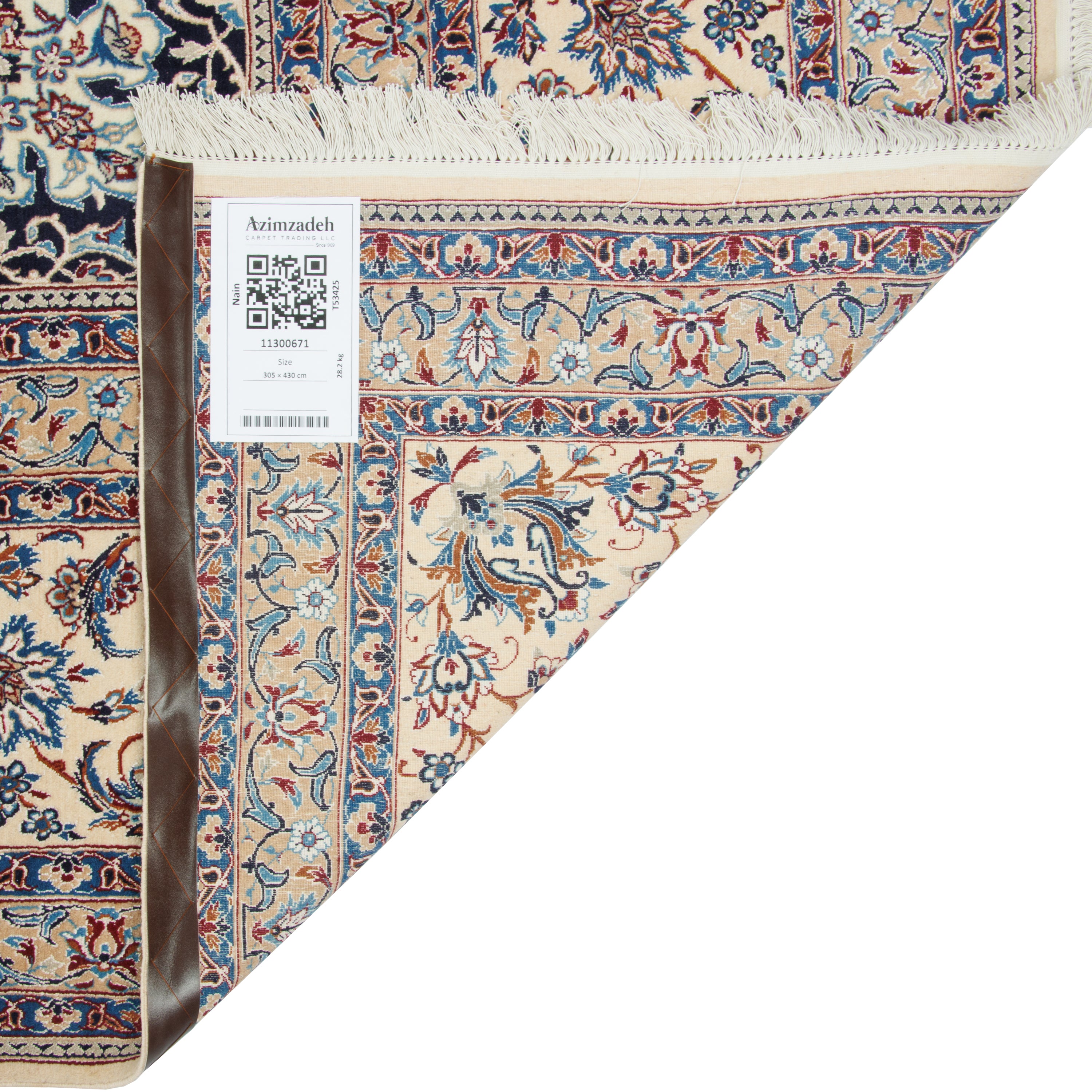 Nain Handmade Carpet — Lachak Toranj | Silk Pile / Cotton Warp | 305 × 430 cm | SKU 11300671
