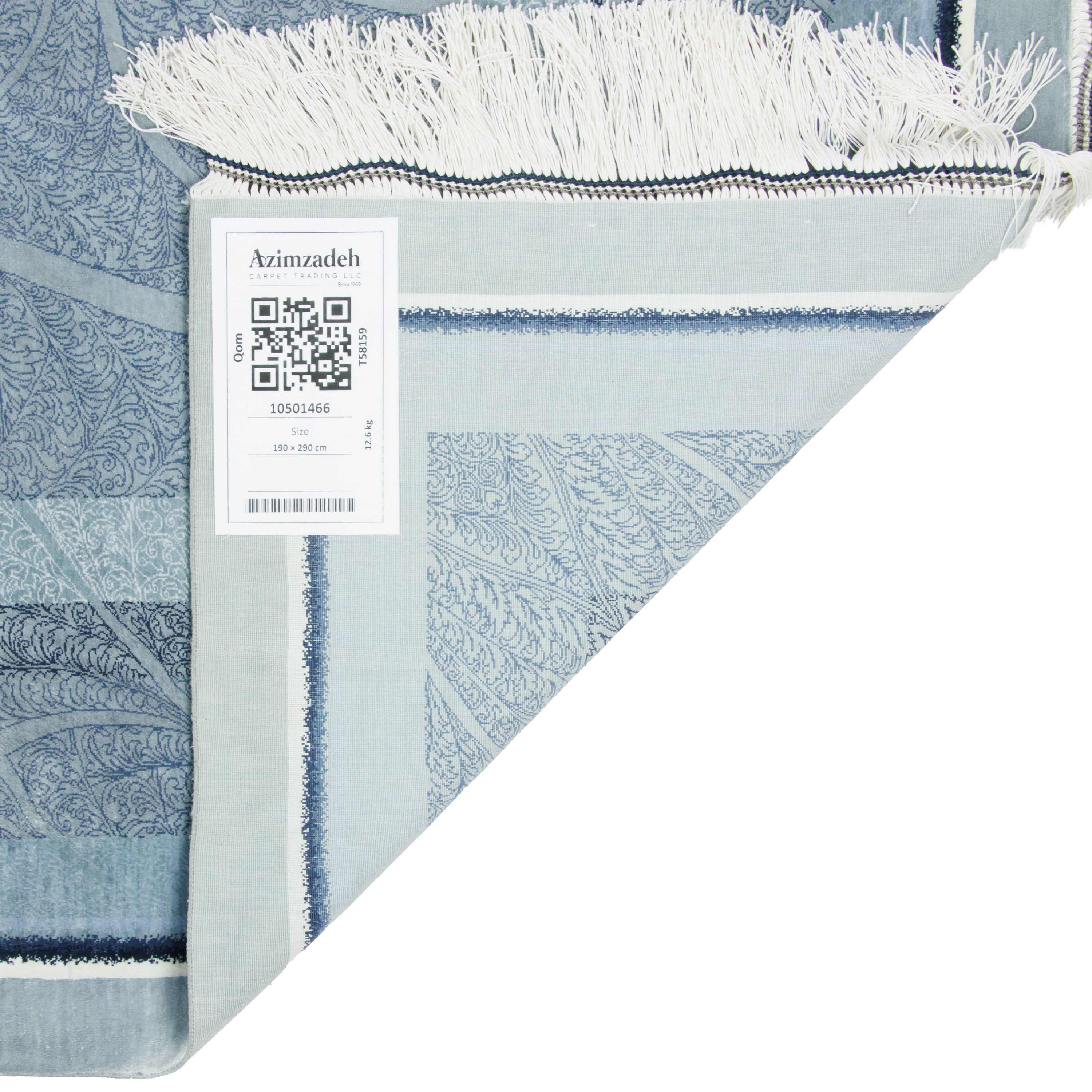 Qom Handmade Carpet — Sarasar | Full Silk | 190 × 290 cm | SKU 10501466