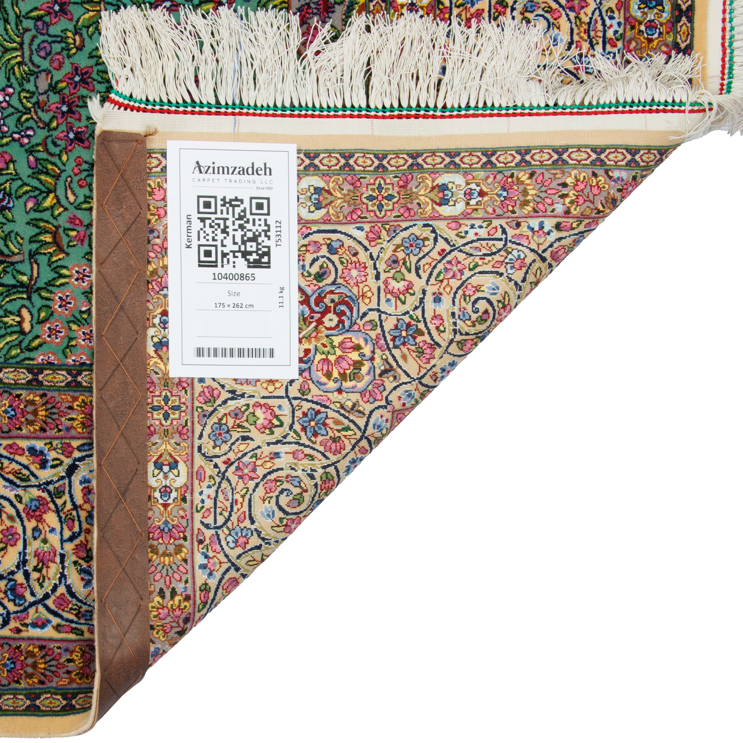 سجادة كرمان يدوية — ساراسار | خيوط حريرية / سدى حريري | 175 × 262 سم | رمز المنتج 10400865