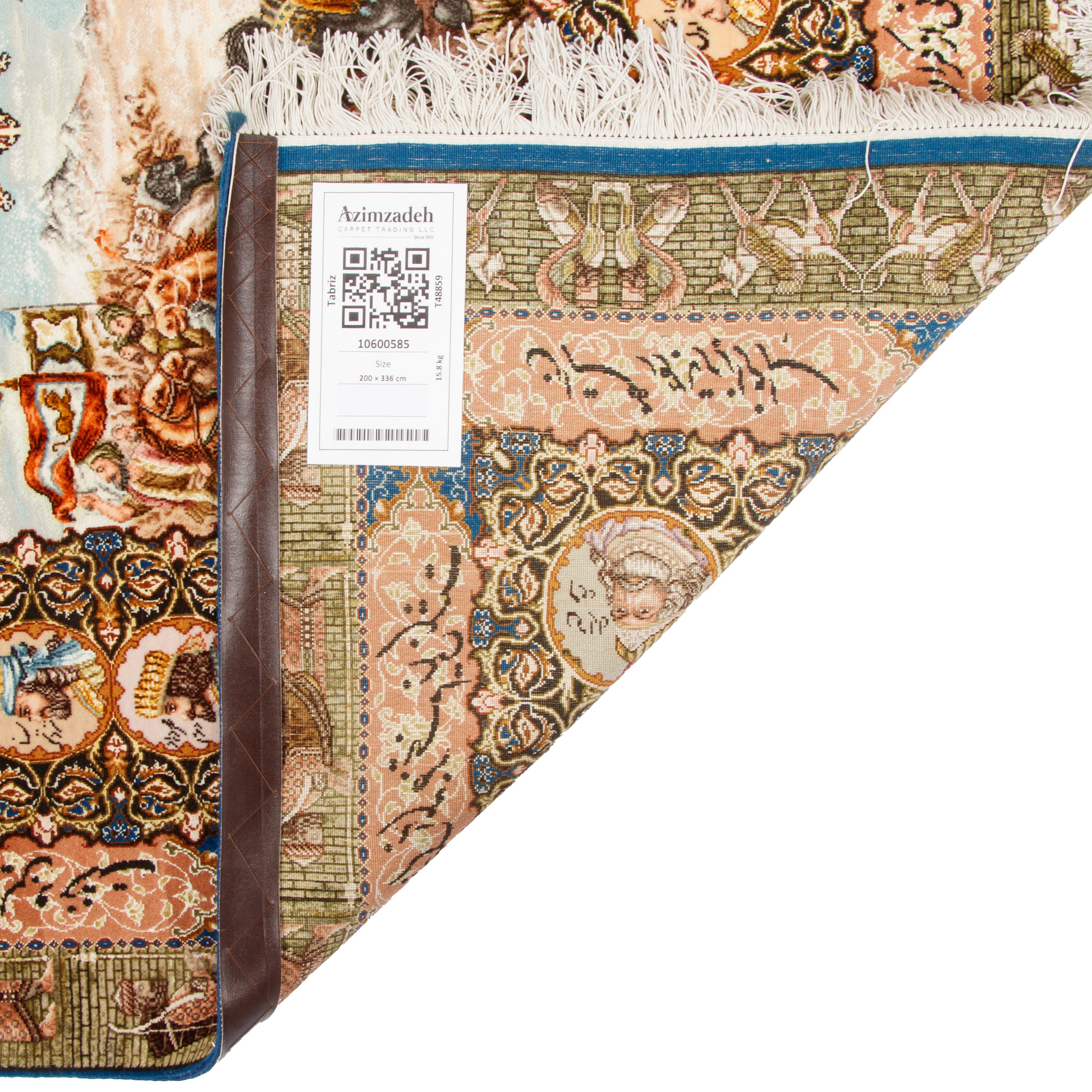 Tabriz Handmade Carpet — Sarasar | Silk Pile / Silk Warp | 336 × 200 cm | SKU 10600585