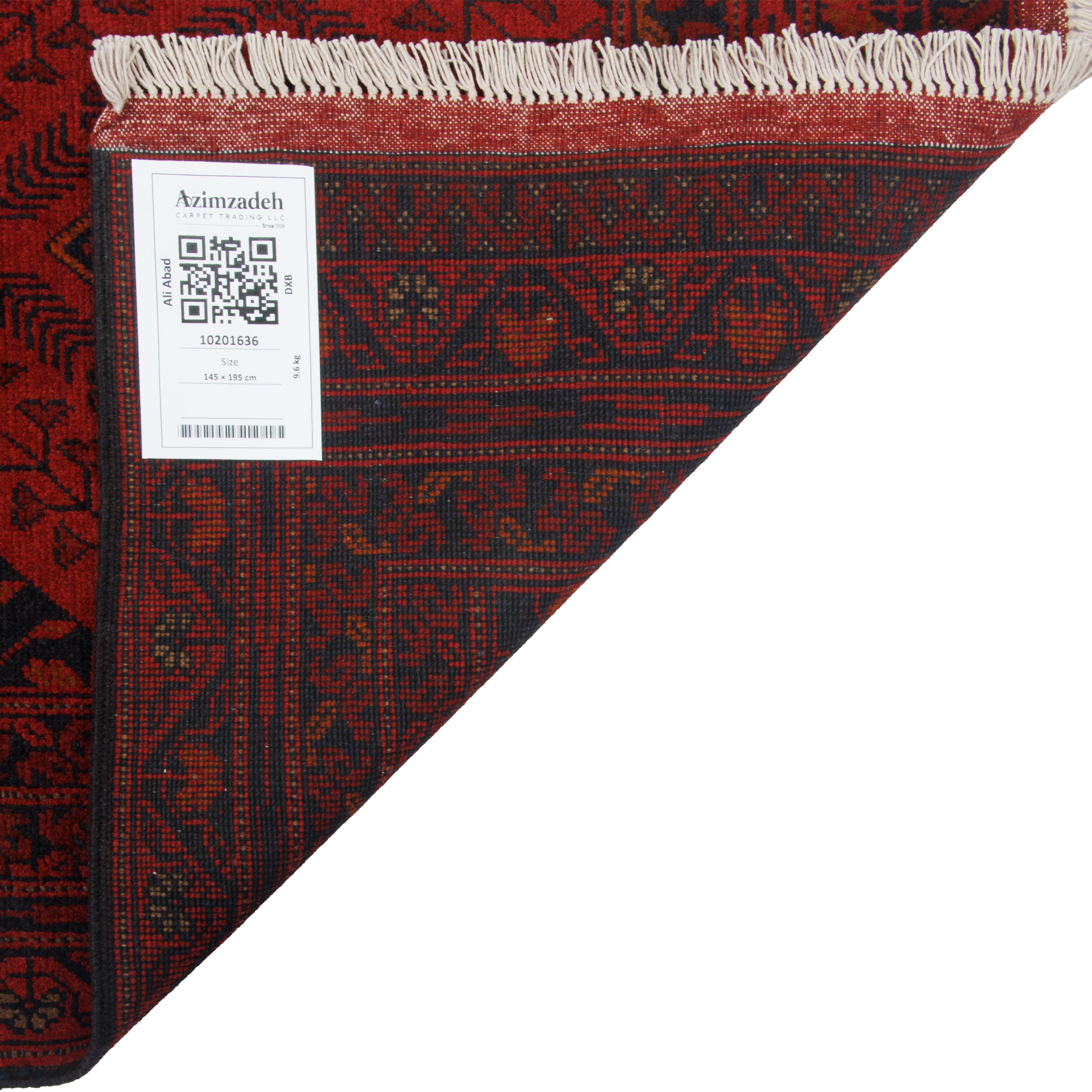 Aliabad Handmade Carpet — All-over | Full Wool | 145 × 195 cm | SKU 10201636