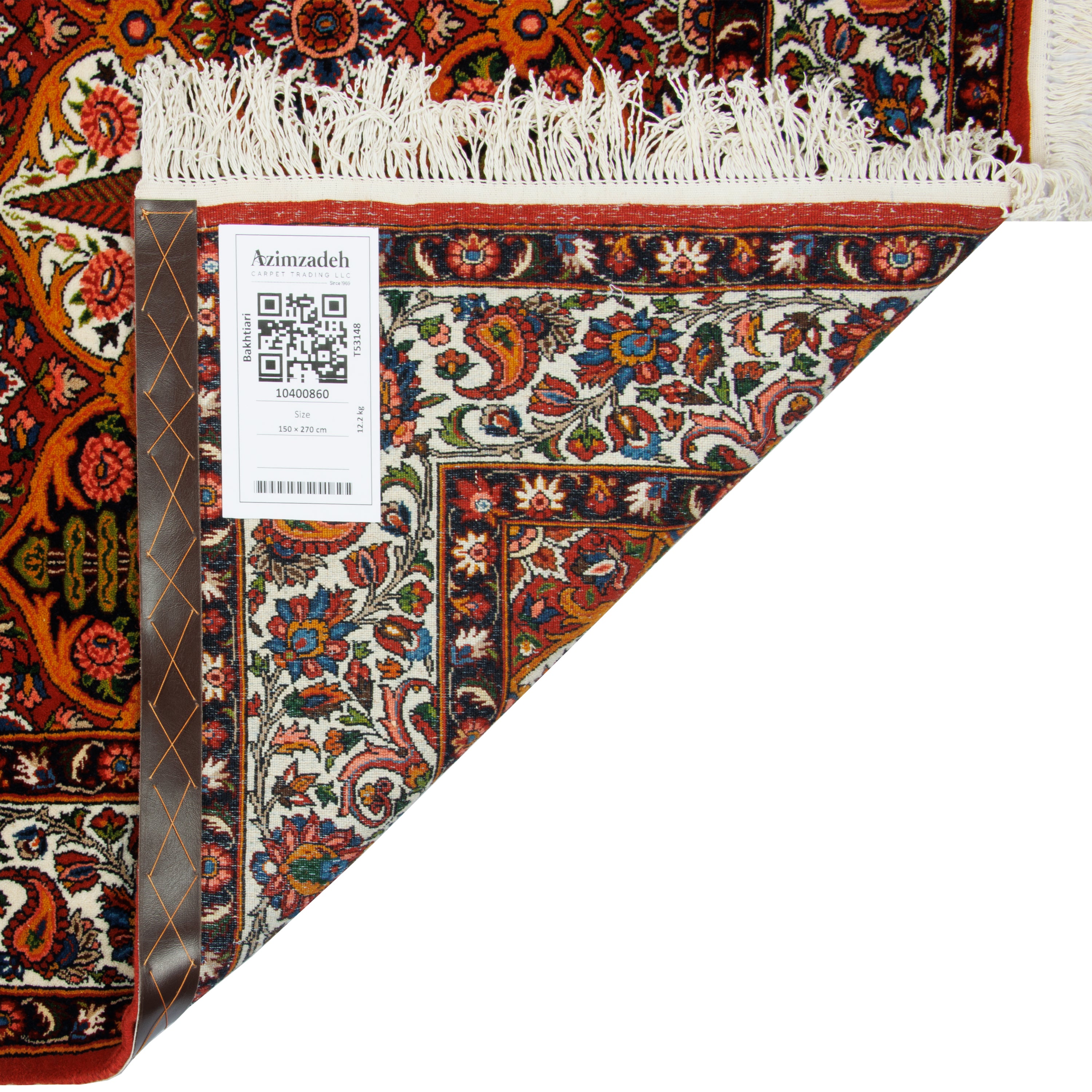 Bakhtiari Handmade Carpet — Bandi | Wool / Cotton Warp | 150 × 270 cm | SKU 10400860