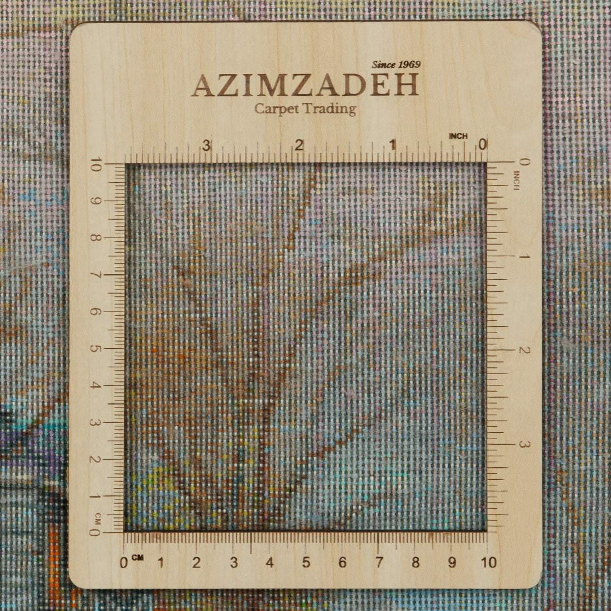 Tabriz Handmade Pictorial Carpet, Landscape, Wool & Silk on Silk, Colorful, 70 × 97 cm — 70001628