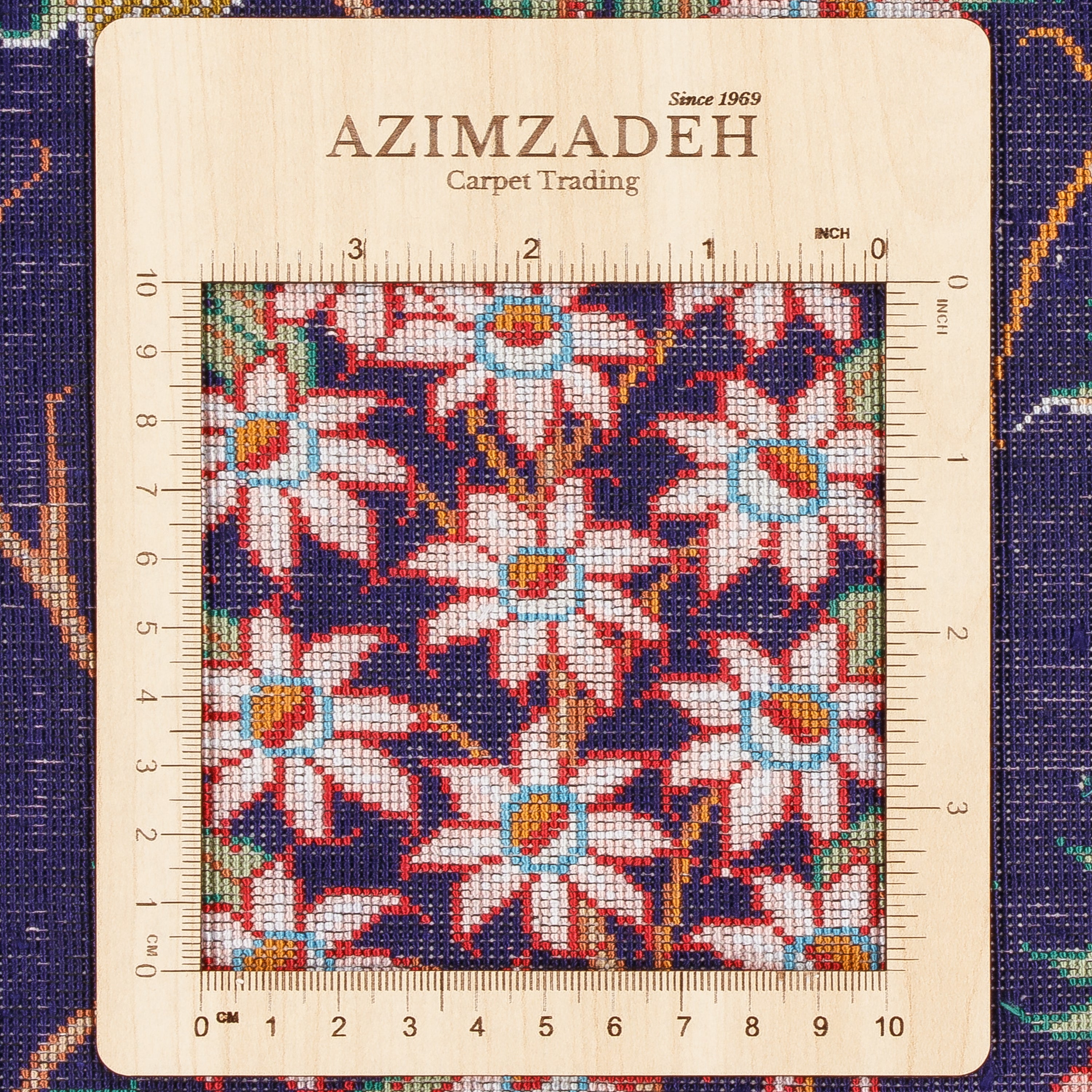 سجادة قم يدوية — طرح درة | حرير كامل | 125 × 198 سم | رمز المنتج 10200490