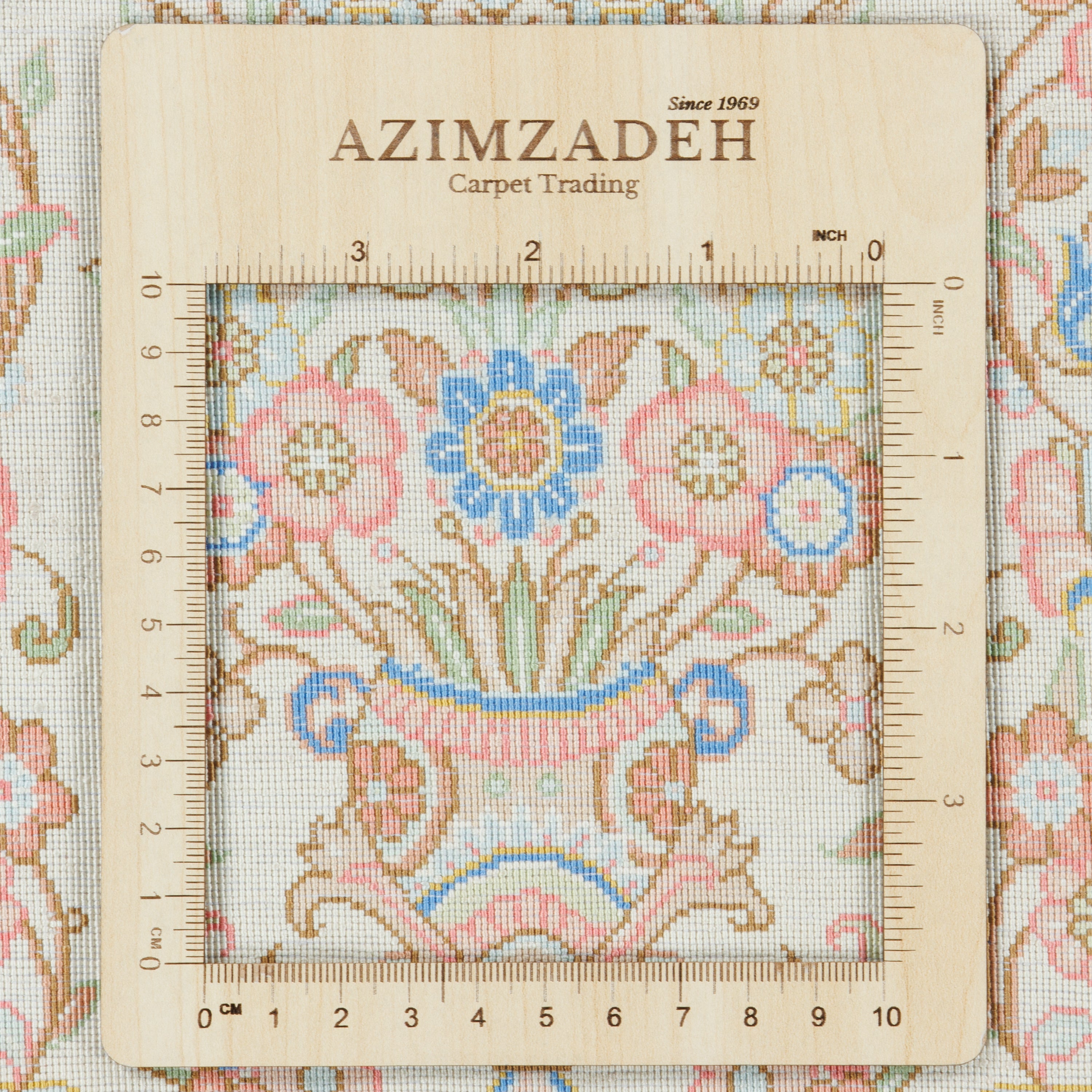 Qom Handmade Carpet — Ghabi | Full Silk | 200 × 310 cm | SKU 10601073