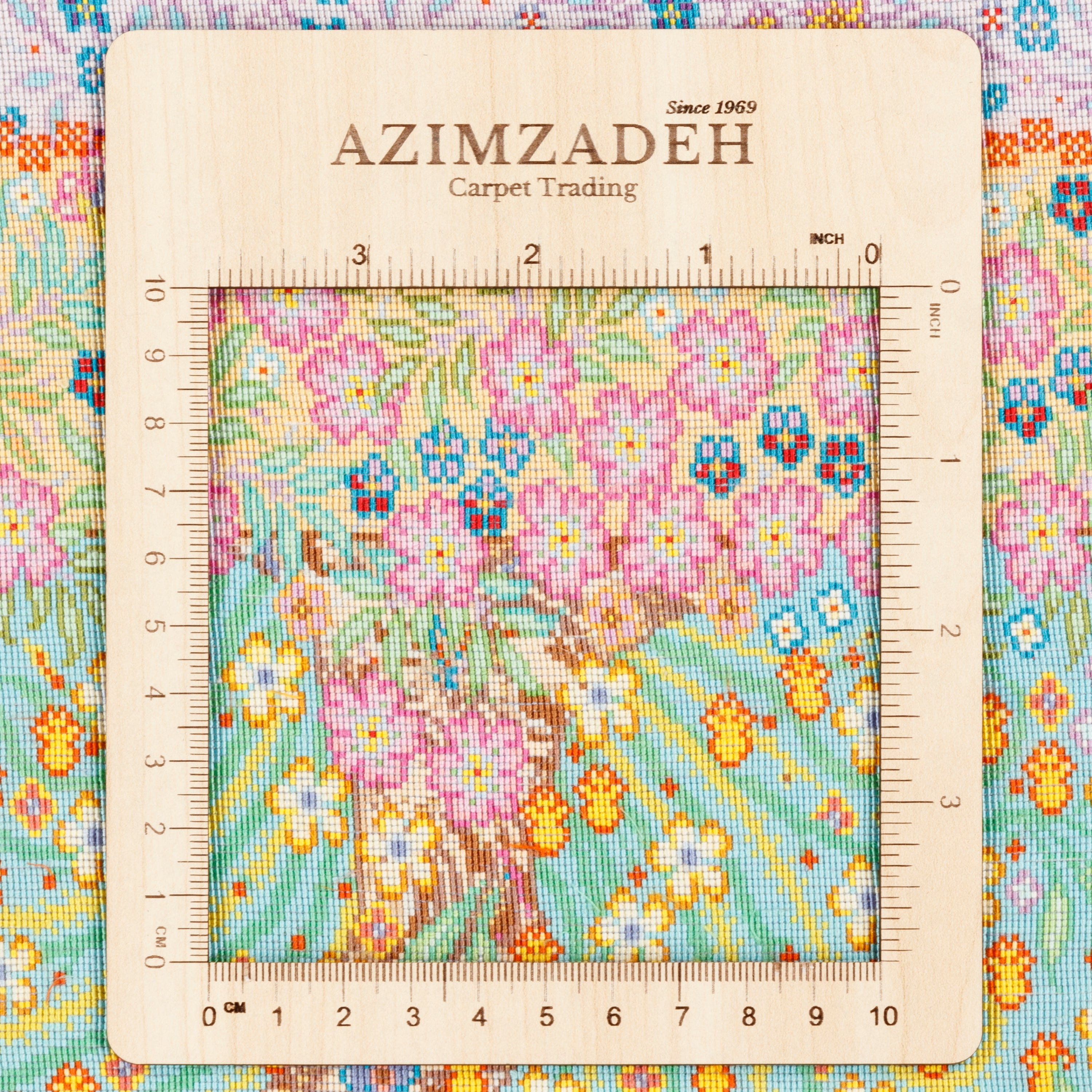سجادة قم يدوية — طرح دراخته | حرير بالكامل | 138 × 205 سم | رمز المنتج 10200393