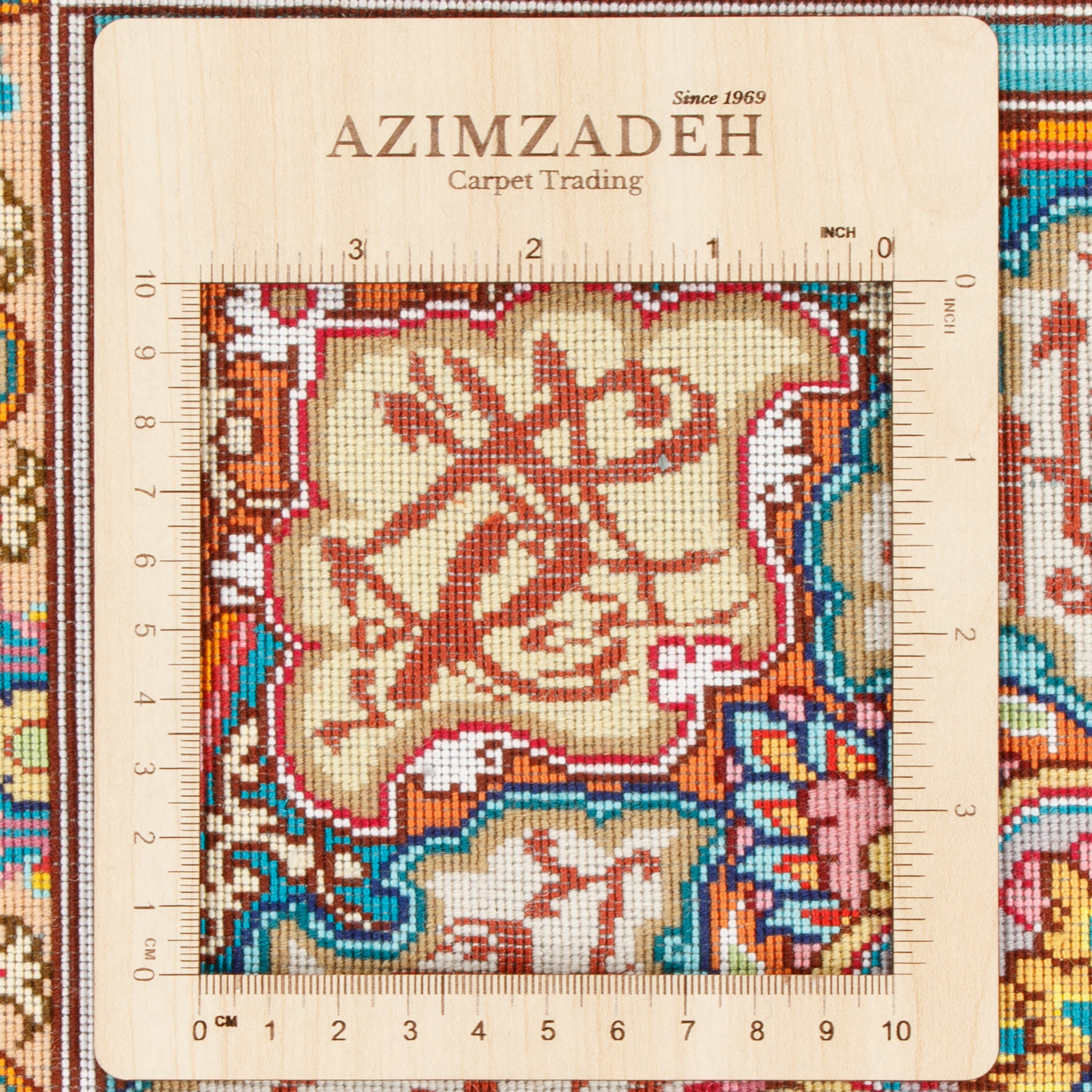 لوحة فنية جدارية لسجادة تبريز يدوية — محرابي | حرير الوبر / حرير السداة | 303 × 210 سم | رمز SKU 70600599