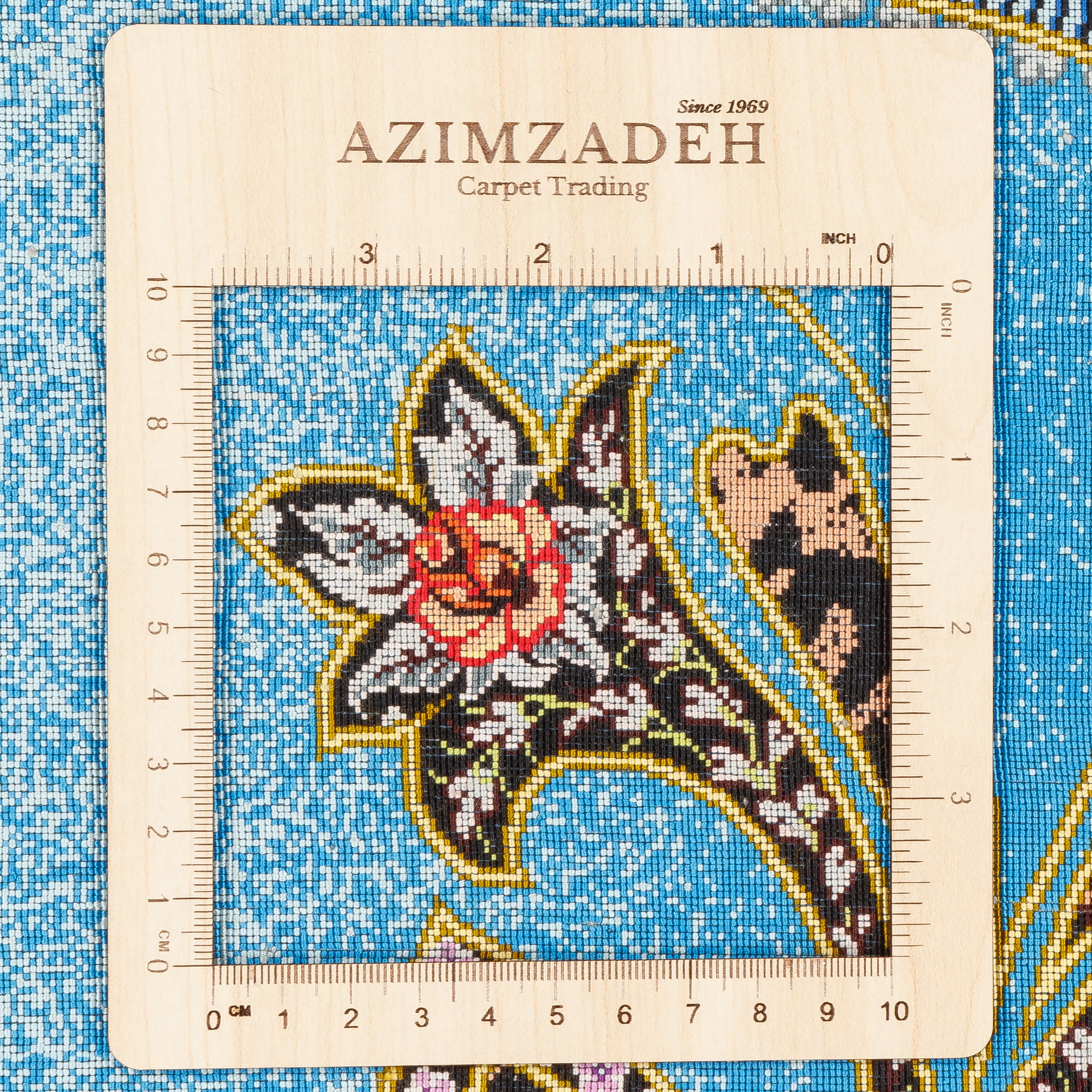 سجادة قم اليدوية — طرنج دار | حرير بالكامل | 133 × 199 سم | رمز المنتج 10200427