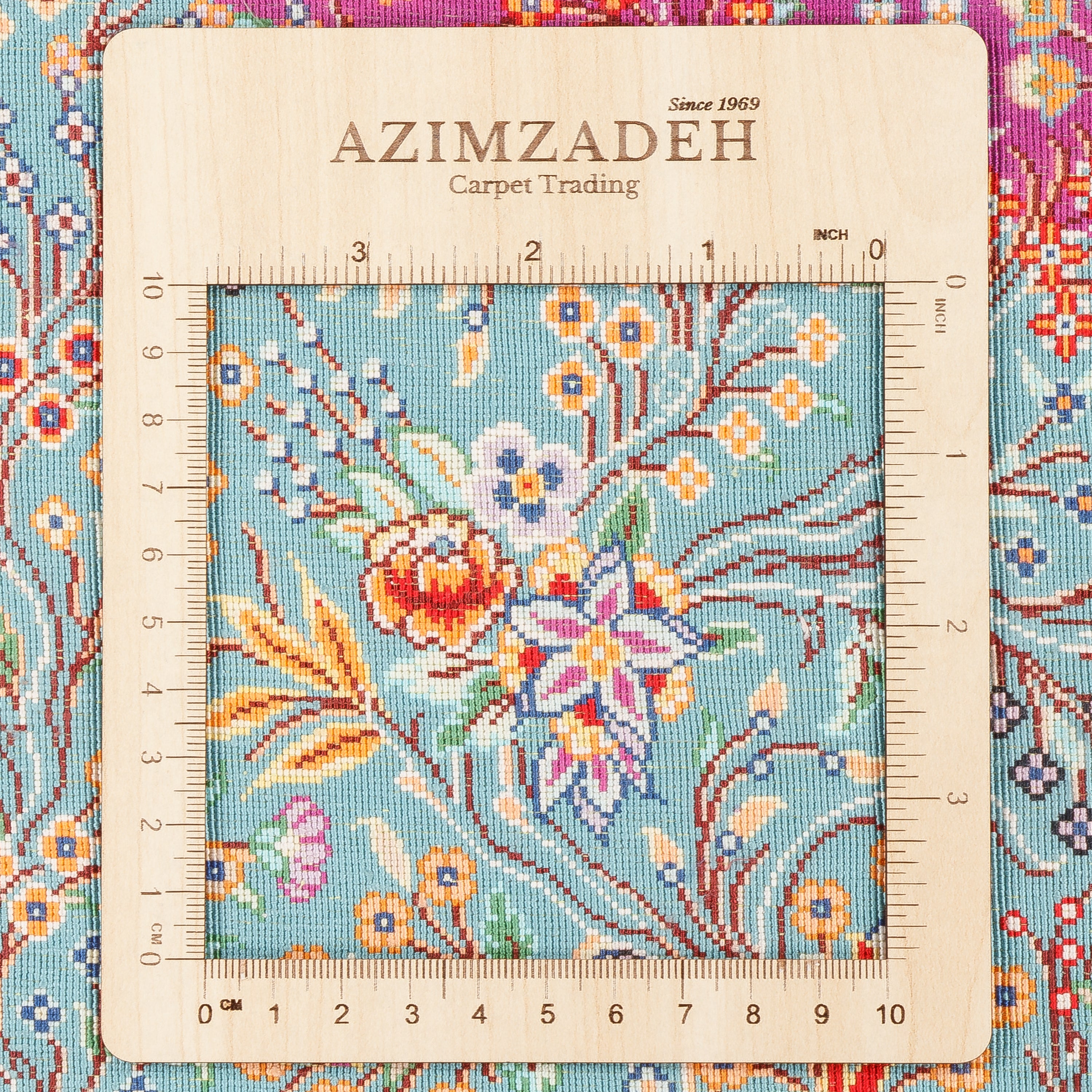 سجادة قم يدوية — سرسار | حرير كامل | 135 × 200 سم | رمز المنتج 10200438