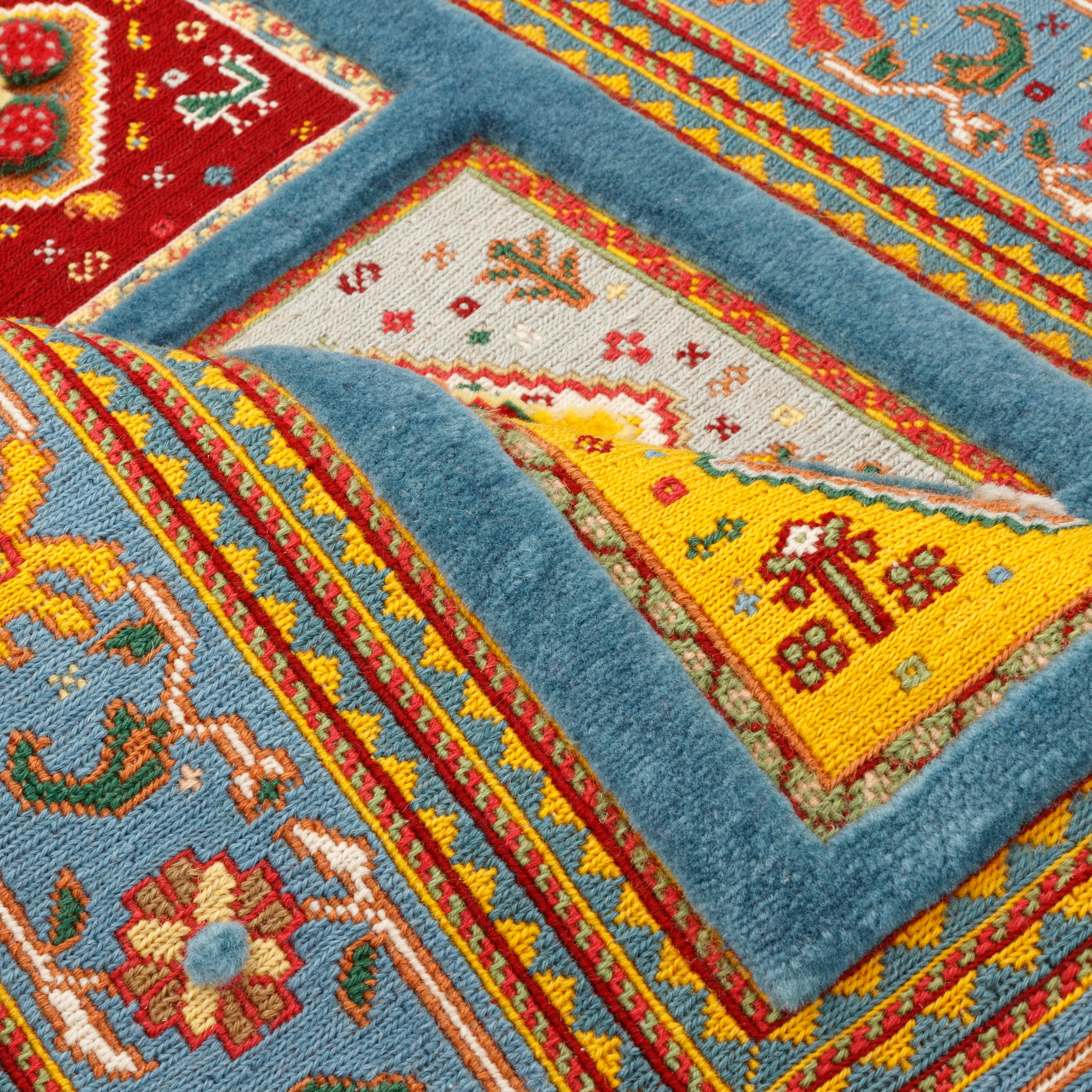 Sirjan Handmade Kilim Carpet — Kheshti | Full Wool | 80 × 140 cm | SKU 40100372
