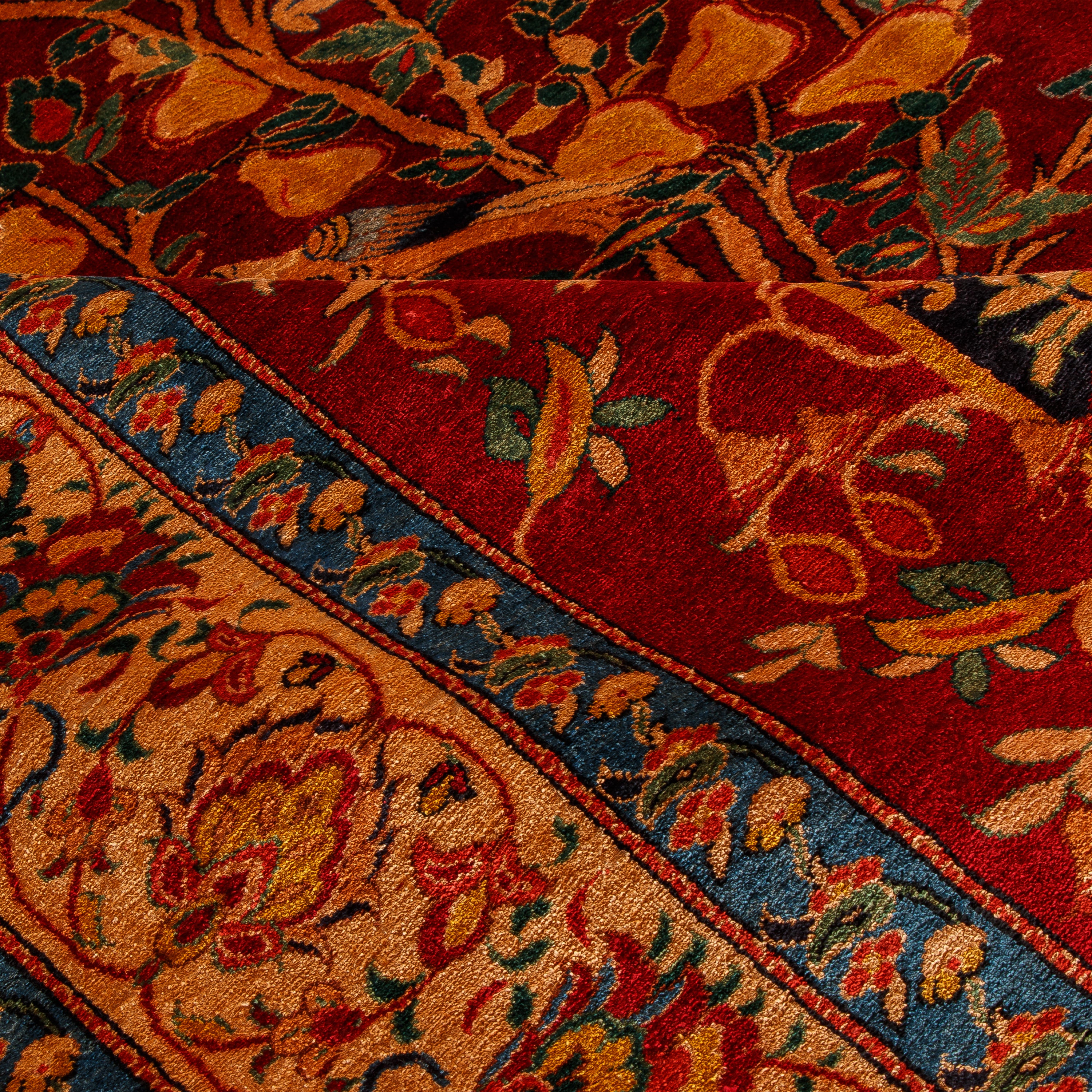 سجاد سرخس اليدوي — محرابي | حرير كامل | 144 × 200 سم | رمز المنتج 10200453