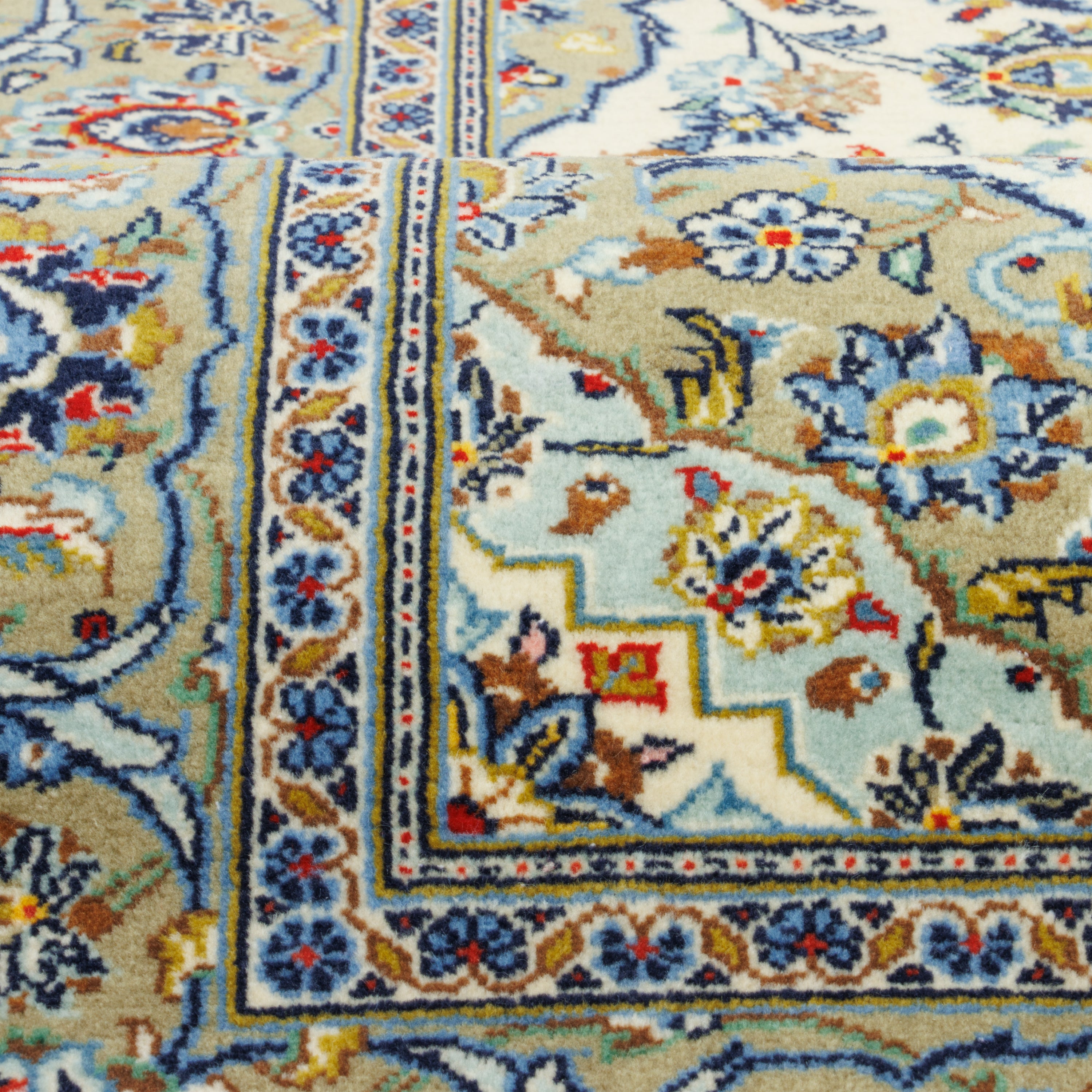 Kashan Handmade Carpet — Lachak Toranj | Wool / Cotton Warp | 140 × 205 cm | SKU 10200844