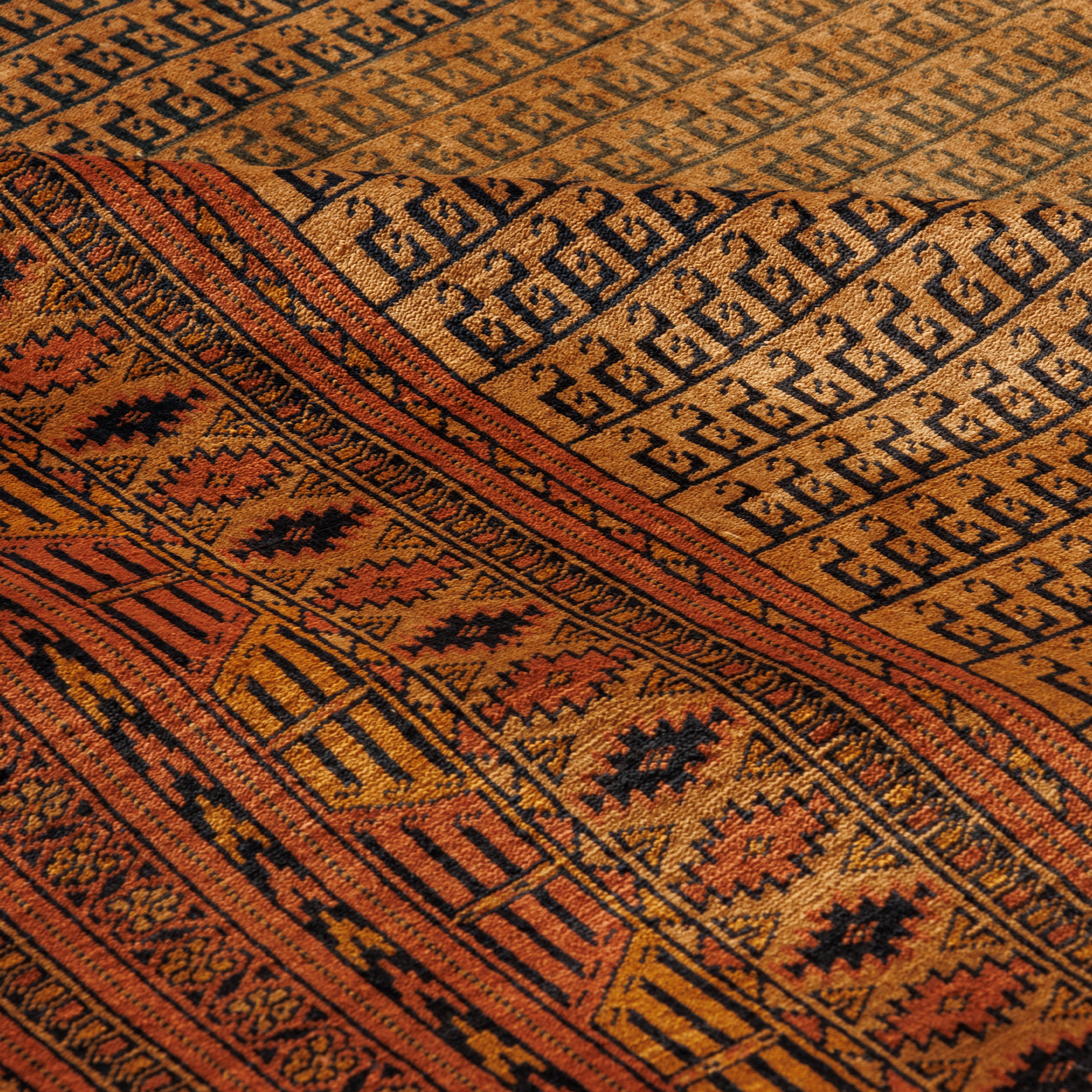 Sarakhs Handmade Carpet — Ghabi | Full Silk | 215 × 290 cm | SKU 10601067