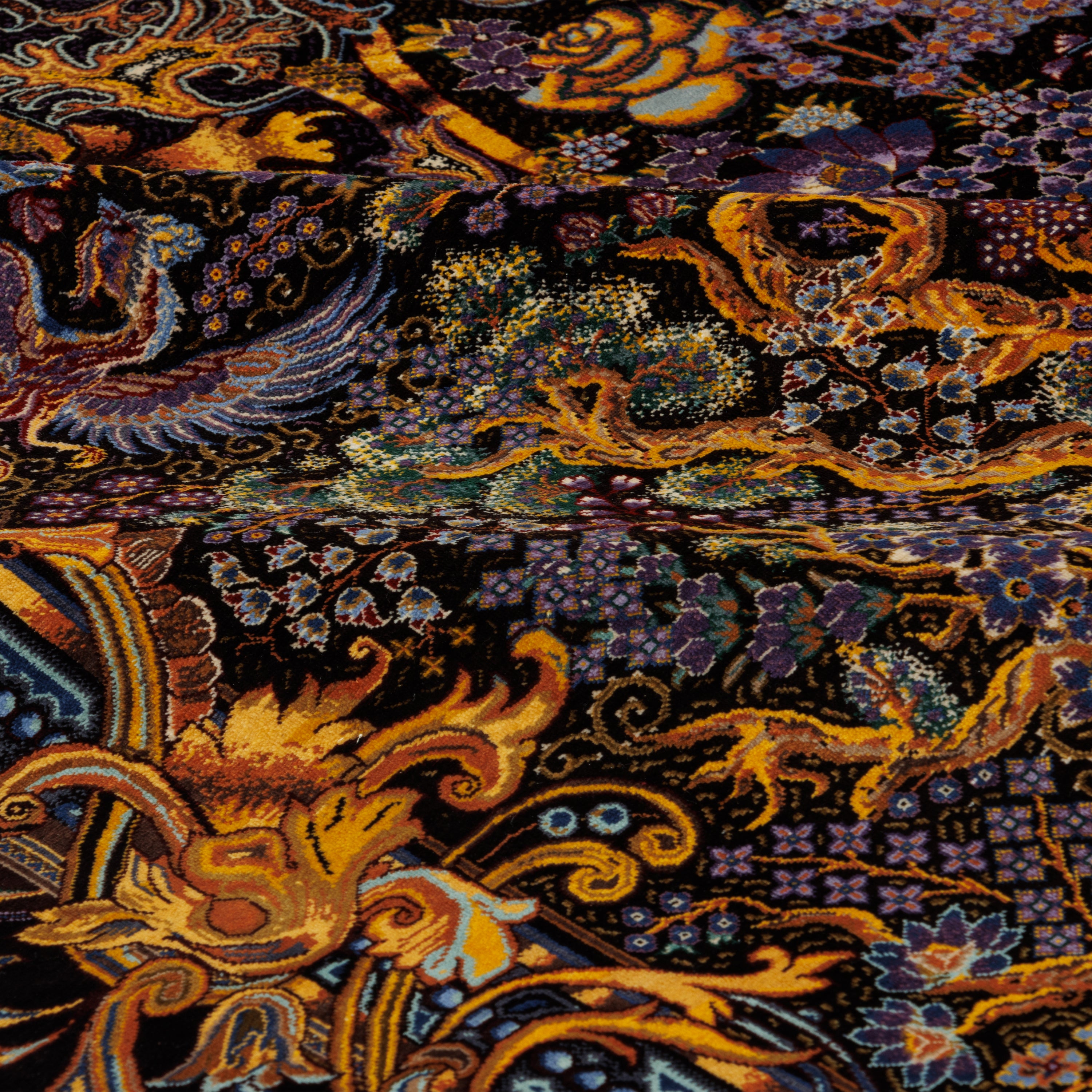 Qom Handmade Carpet — Sarasar | Full Silk | 205 × 314 cm | SKU 10601049