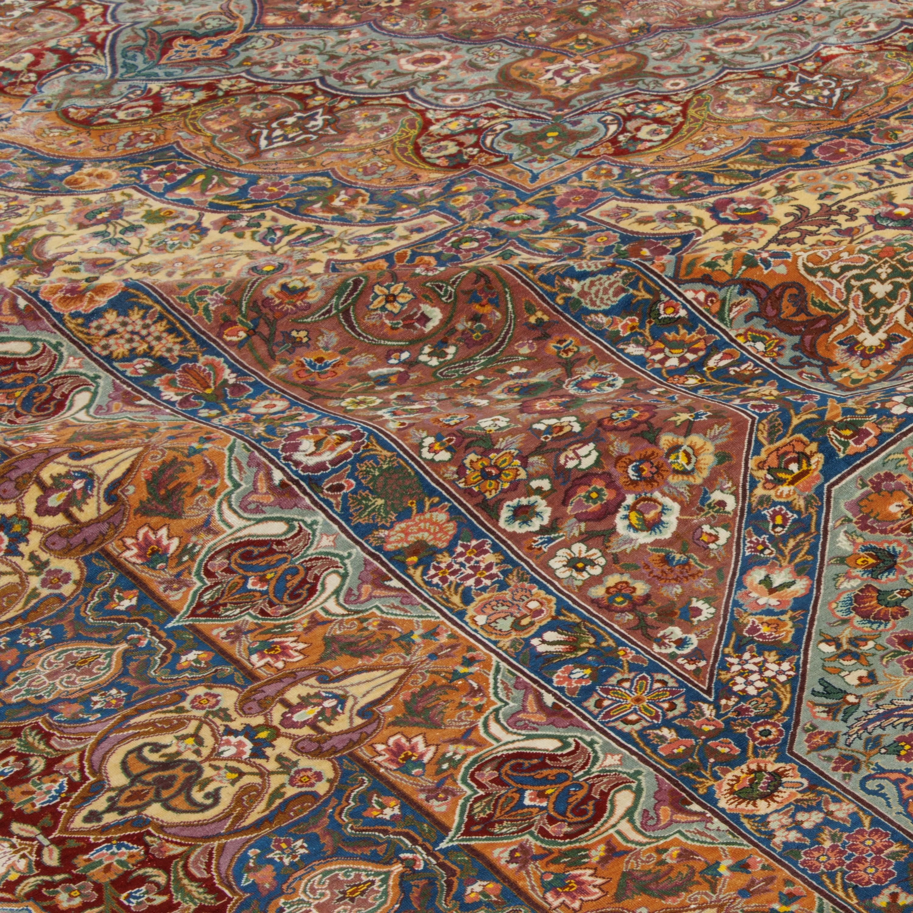 Qom Handmade Carpet — Lachak Toranj | Full Silk | 293 × 395 cm | SKU 11101453