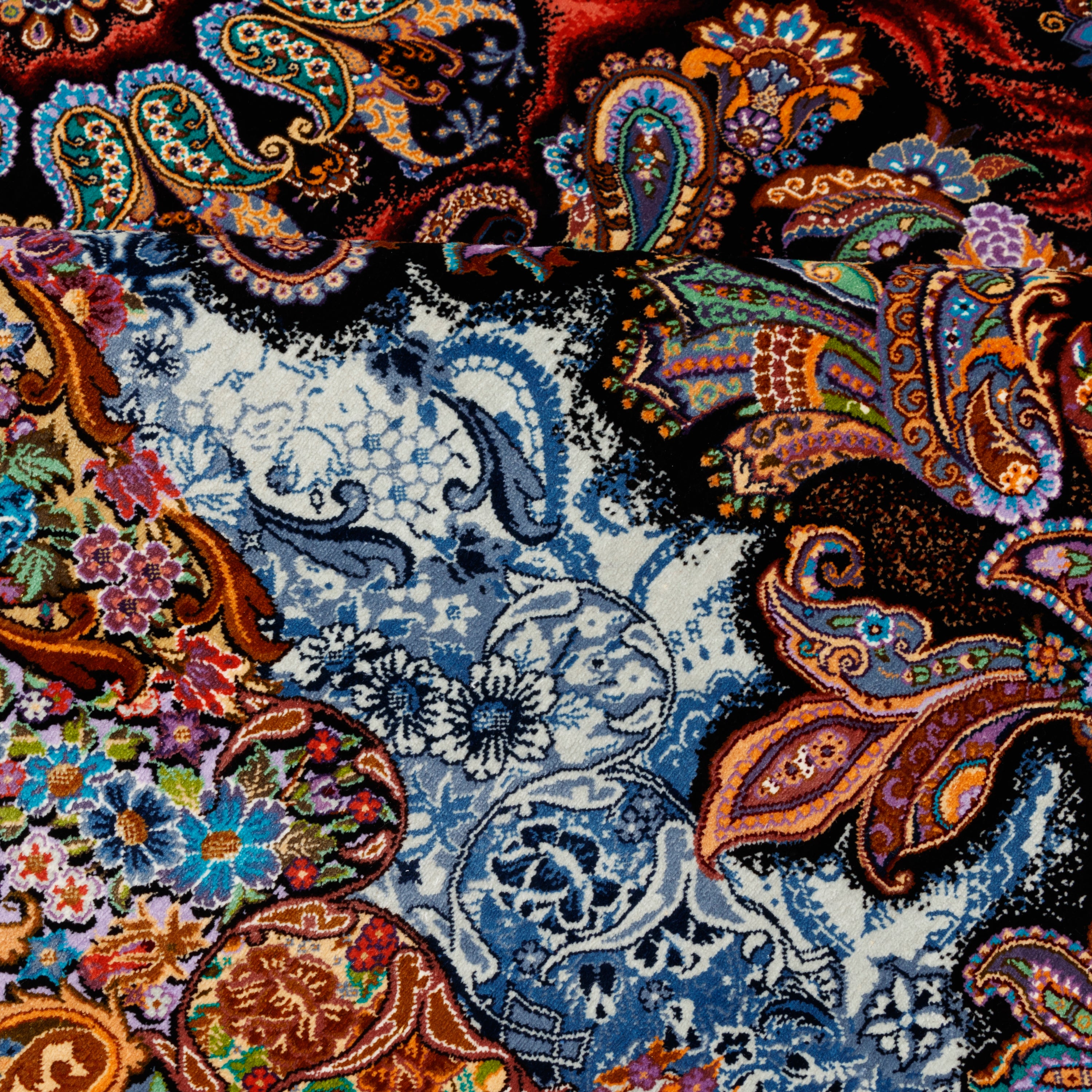 سجادة قم يدوية — لشك ترنج | حرير بالكامل | 146 × 207 سم | SKU 10300373