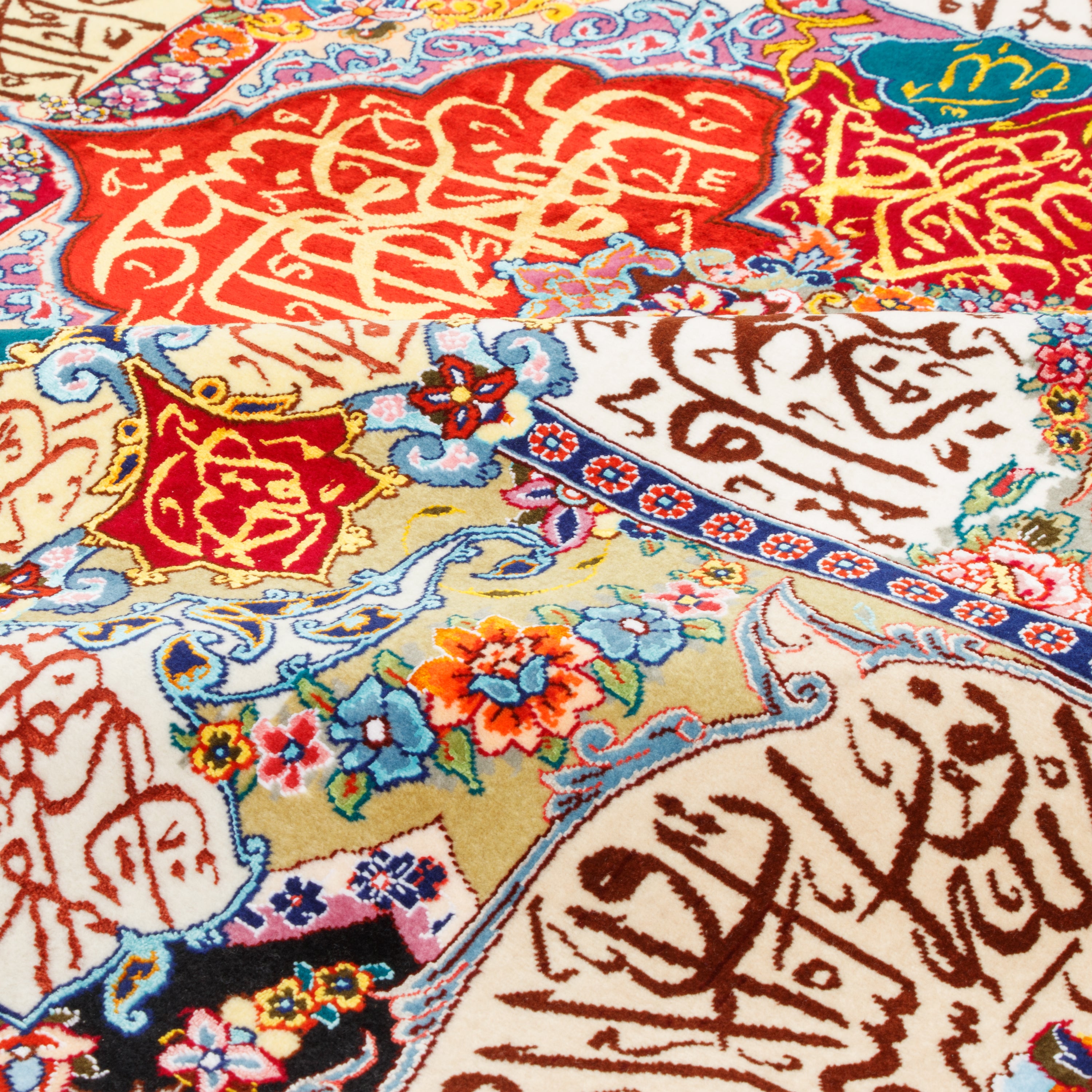 Tabriz Handmade Carpet Wall Art — Sarasar | Silk Pile / Silk Warp | 200 × 295 cm | SKU 70500592