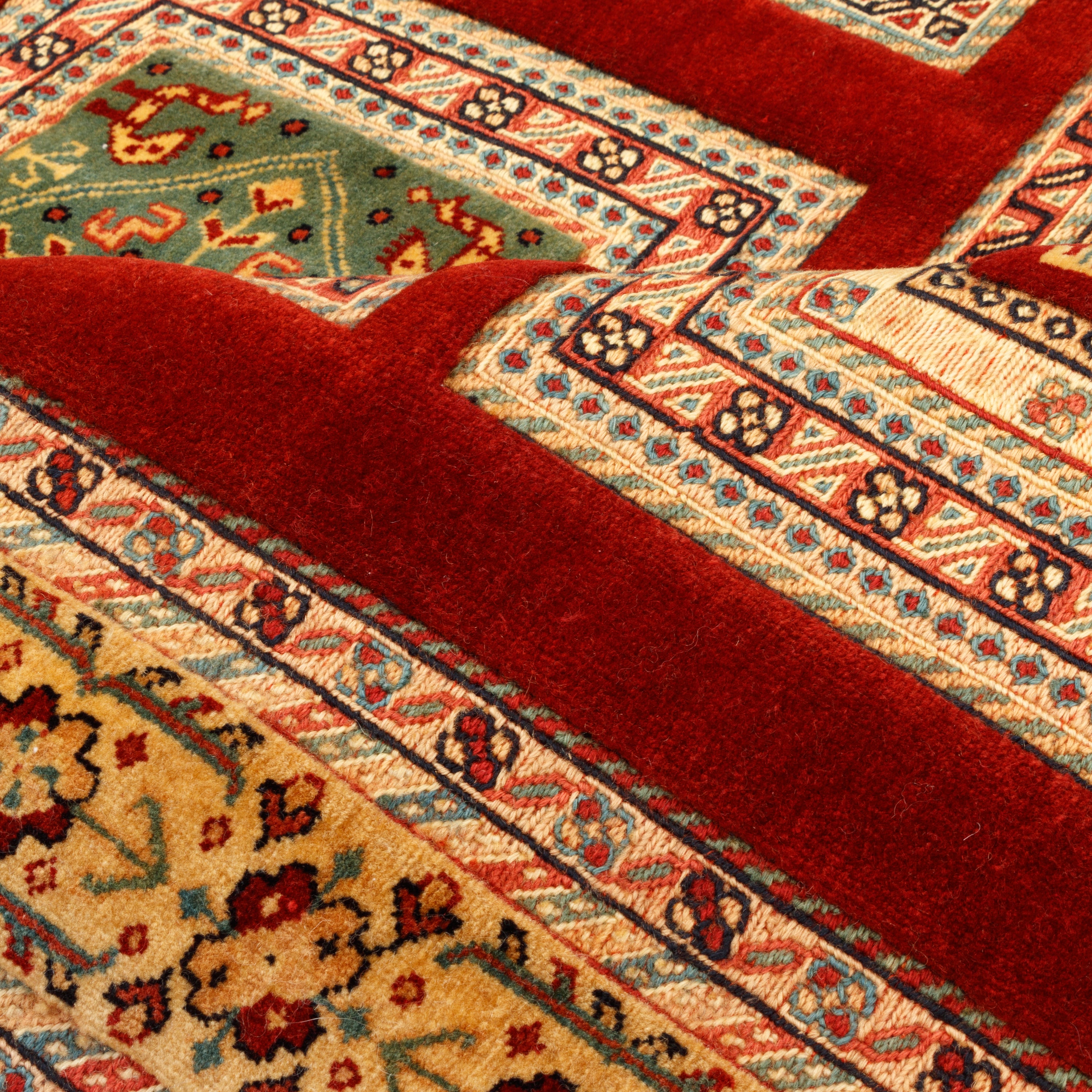 سجاد كيليم سيرجان اليدوي — غابي | صوف بالكامل | 133 × 188 سم | SKU 40200361