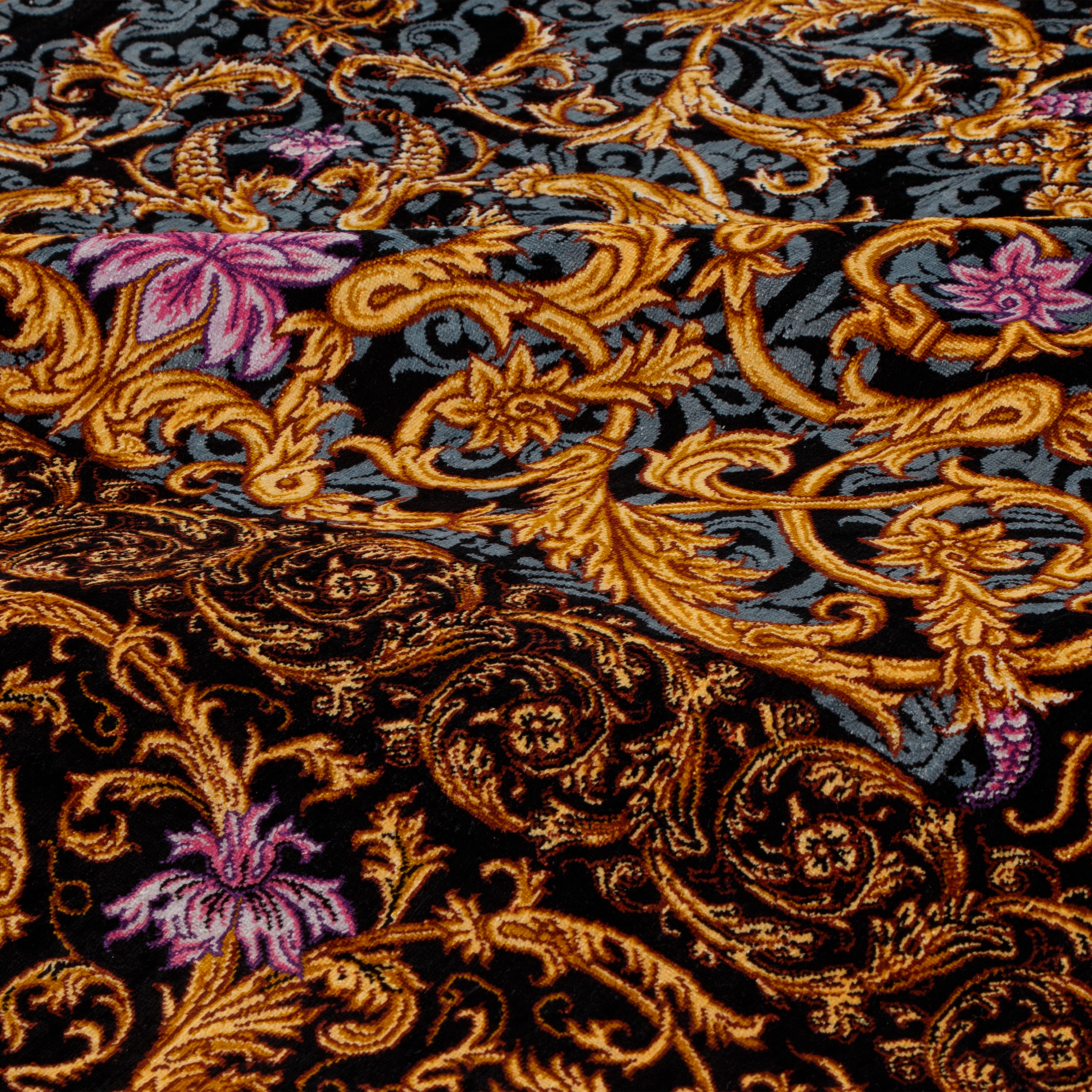Qom Handmade Carpet — Lachak Toranj | Full Silk | 302 × 400 cm | SKU 11200617