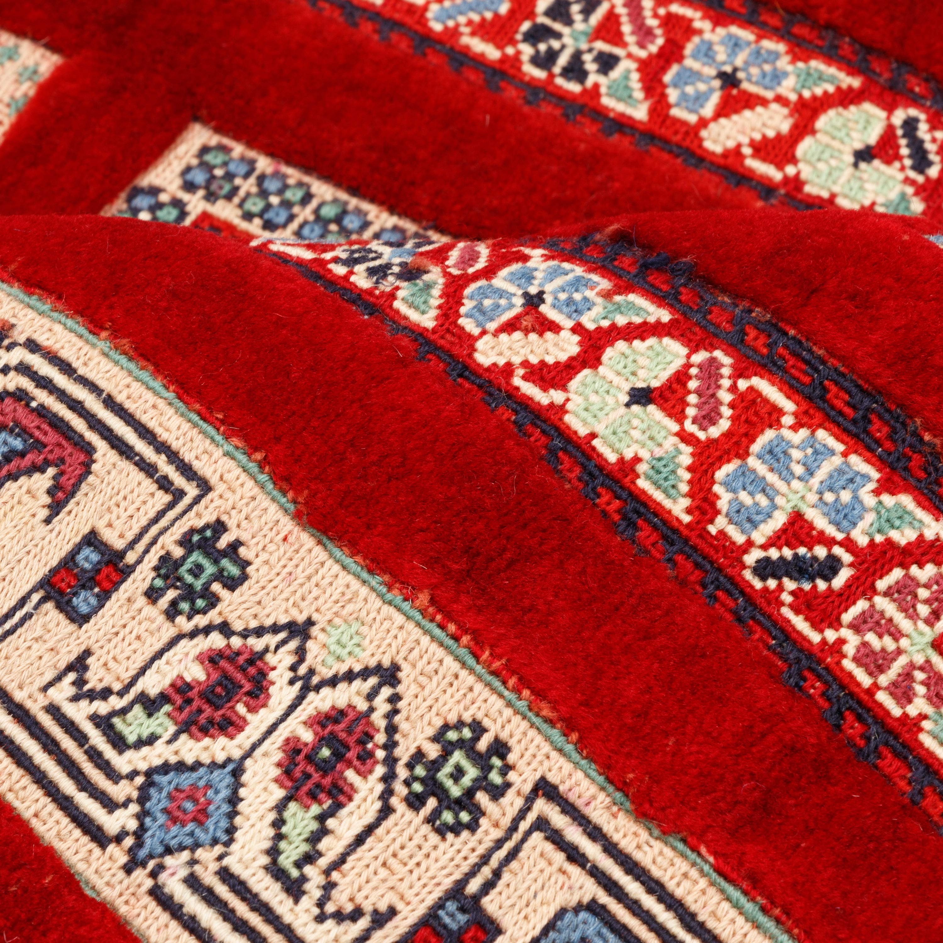 سجادة كيلين سيرجان اليدوية — خشتي | صوف كامل | 100 × 145 سم | SKU 40100302