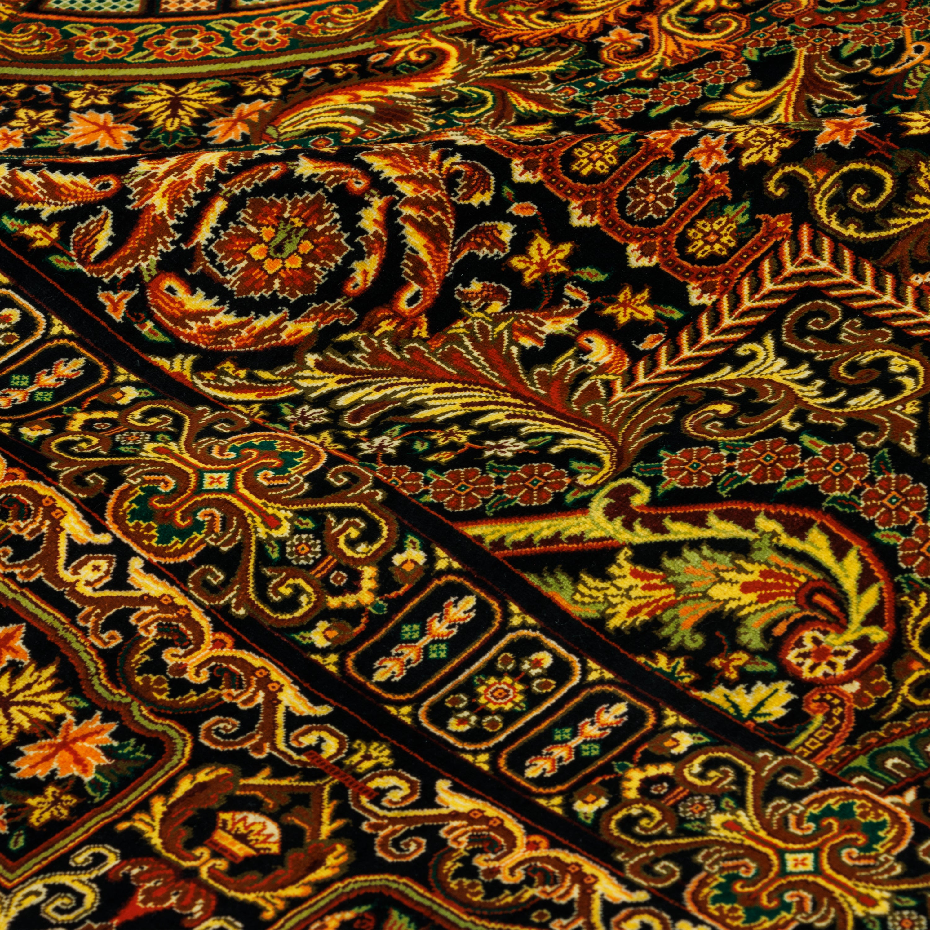 سجادة قم يدوية — لشك ترنج | حرير بالكامل | 200 × 293 سم | SKU 10501083